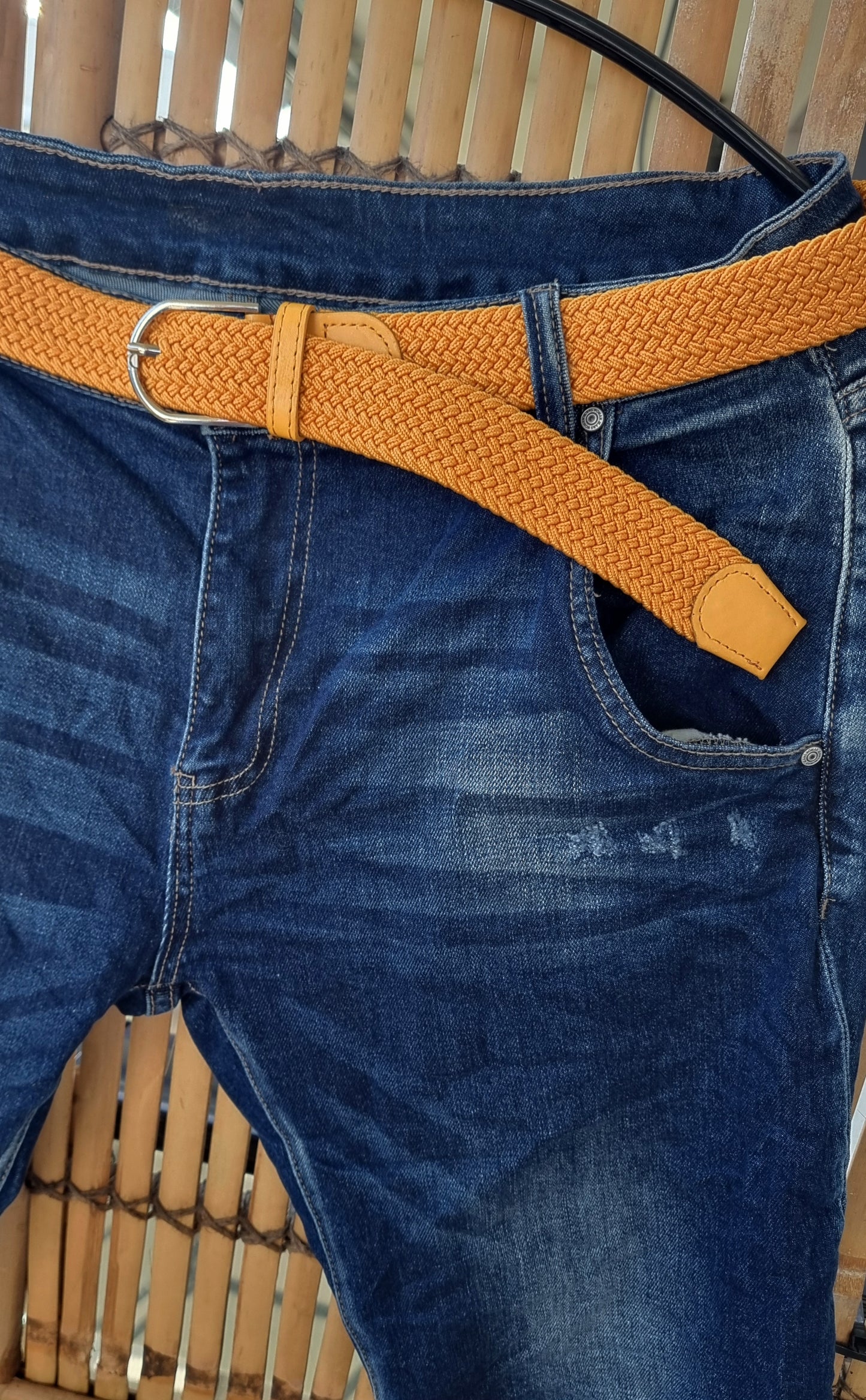 Olivia Stretch Belt Mustard