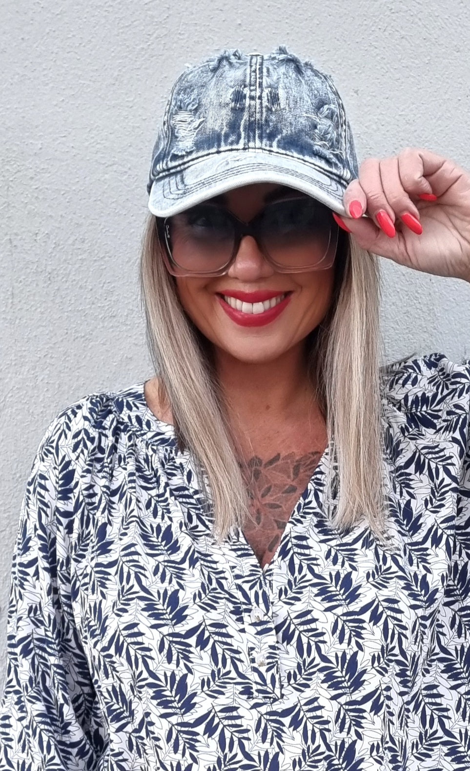 Lolly Denim Caps