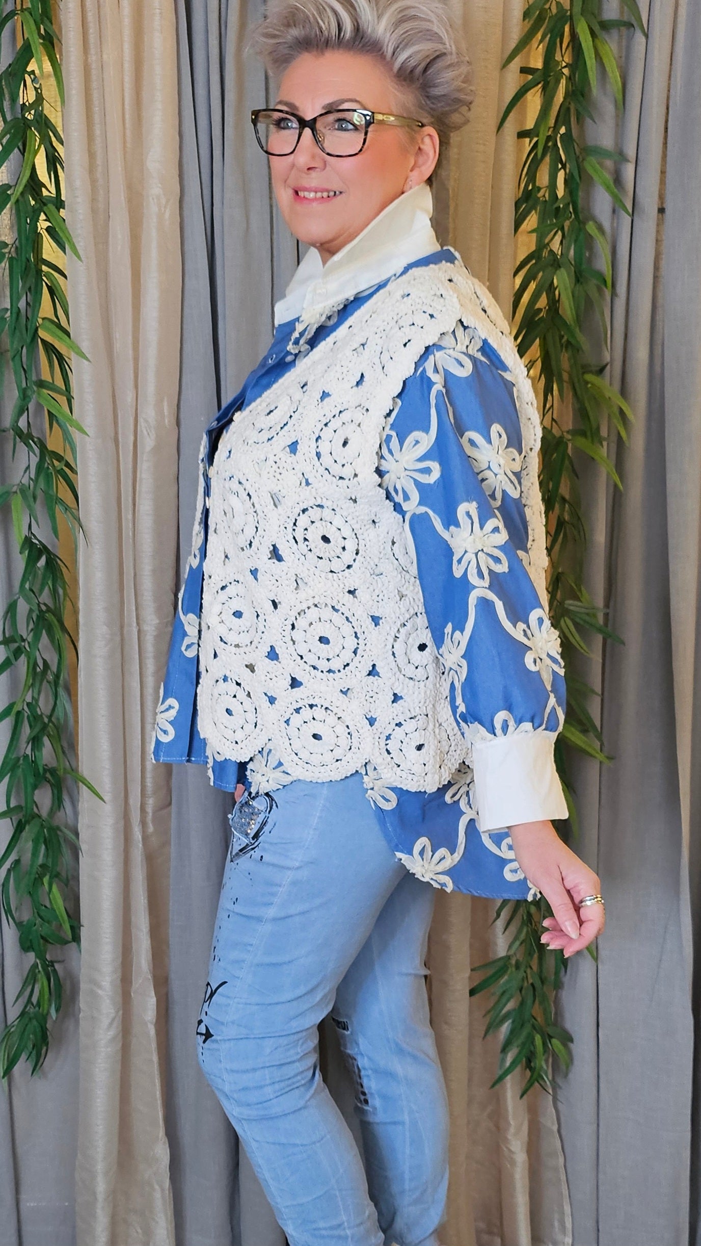 Blonde Waistcoat I Krem Farge