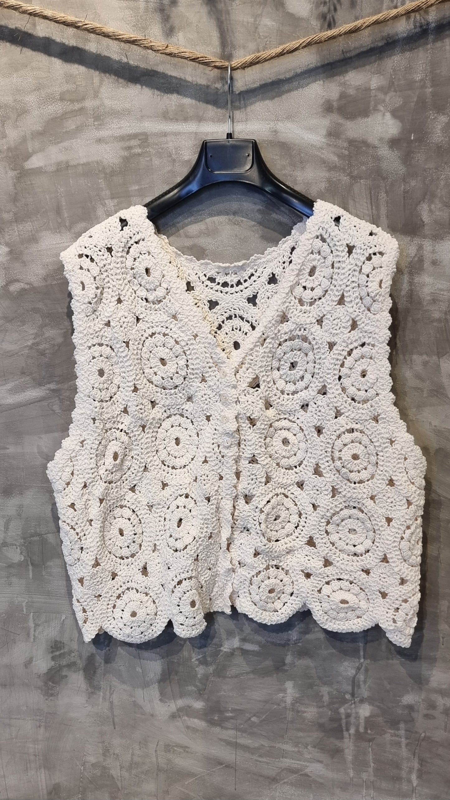 Blonde Waistcoat I Krem Farge