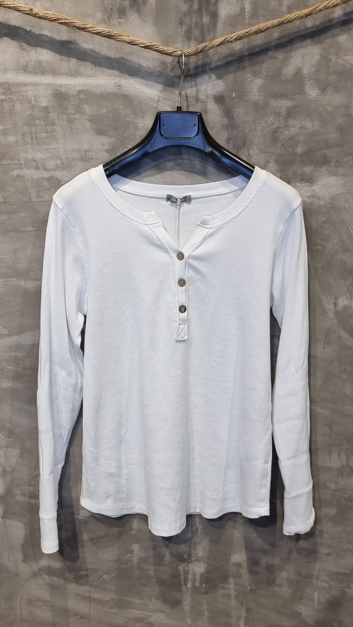 Hvit Basic Topp