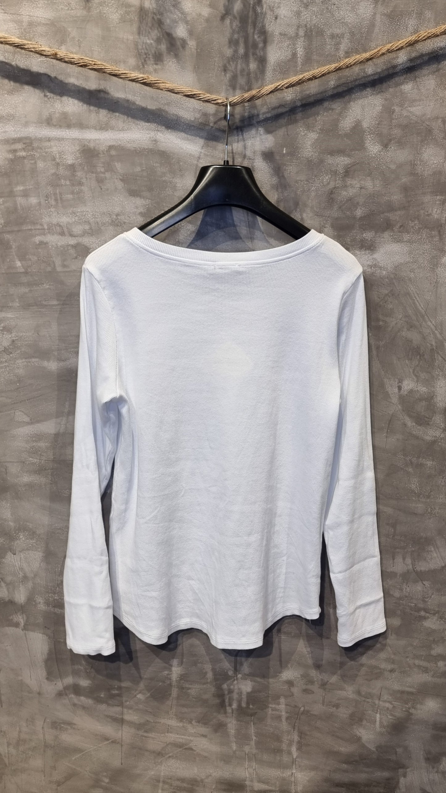 Hvit Basic Topp