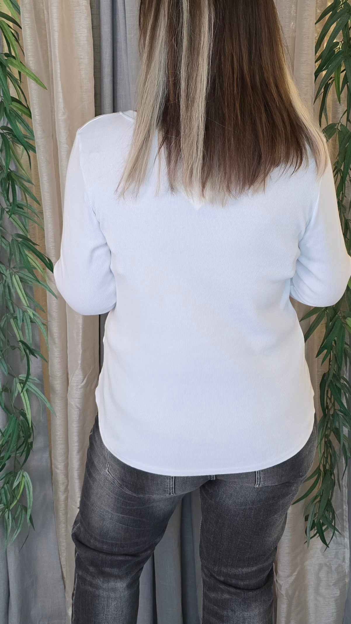 Hvit Basic Topp