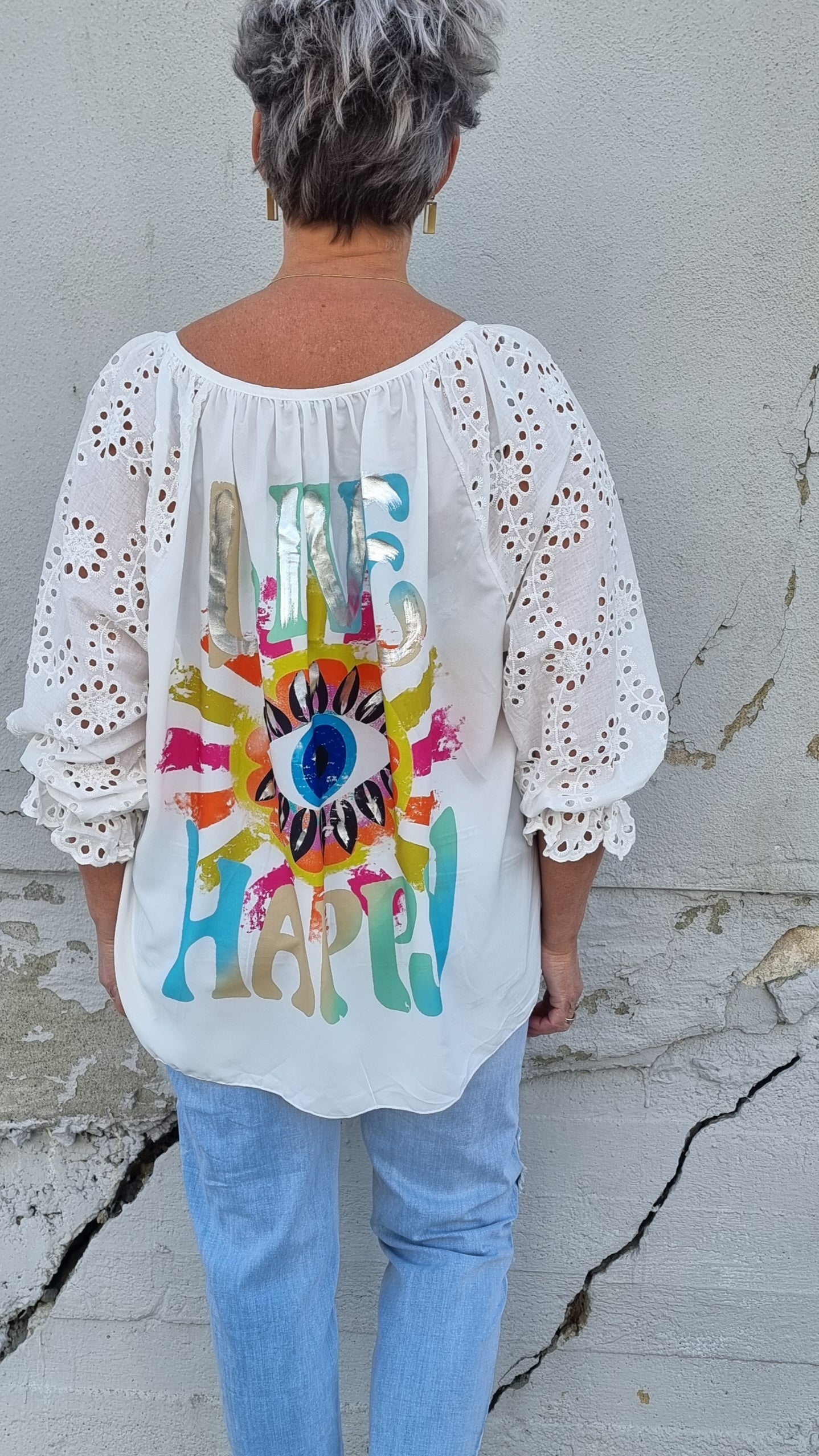 Elea bluse hvit