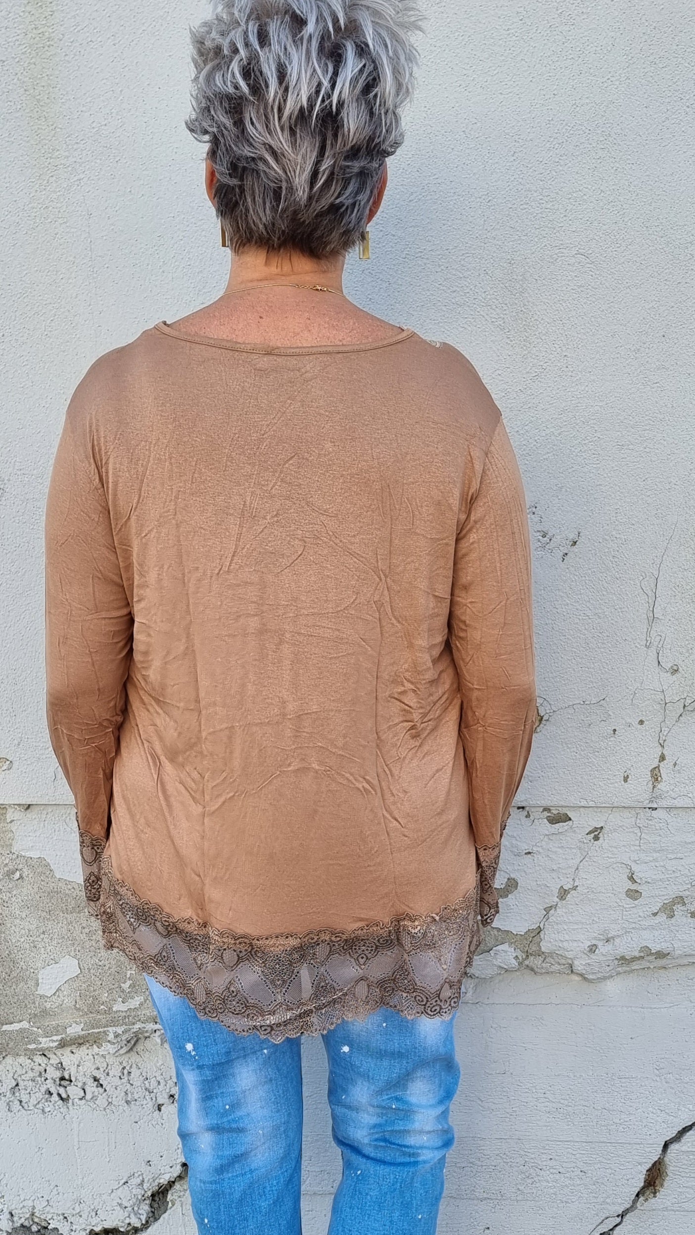 Frenchy topp camel