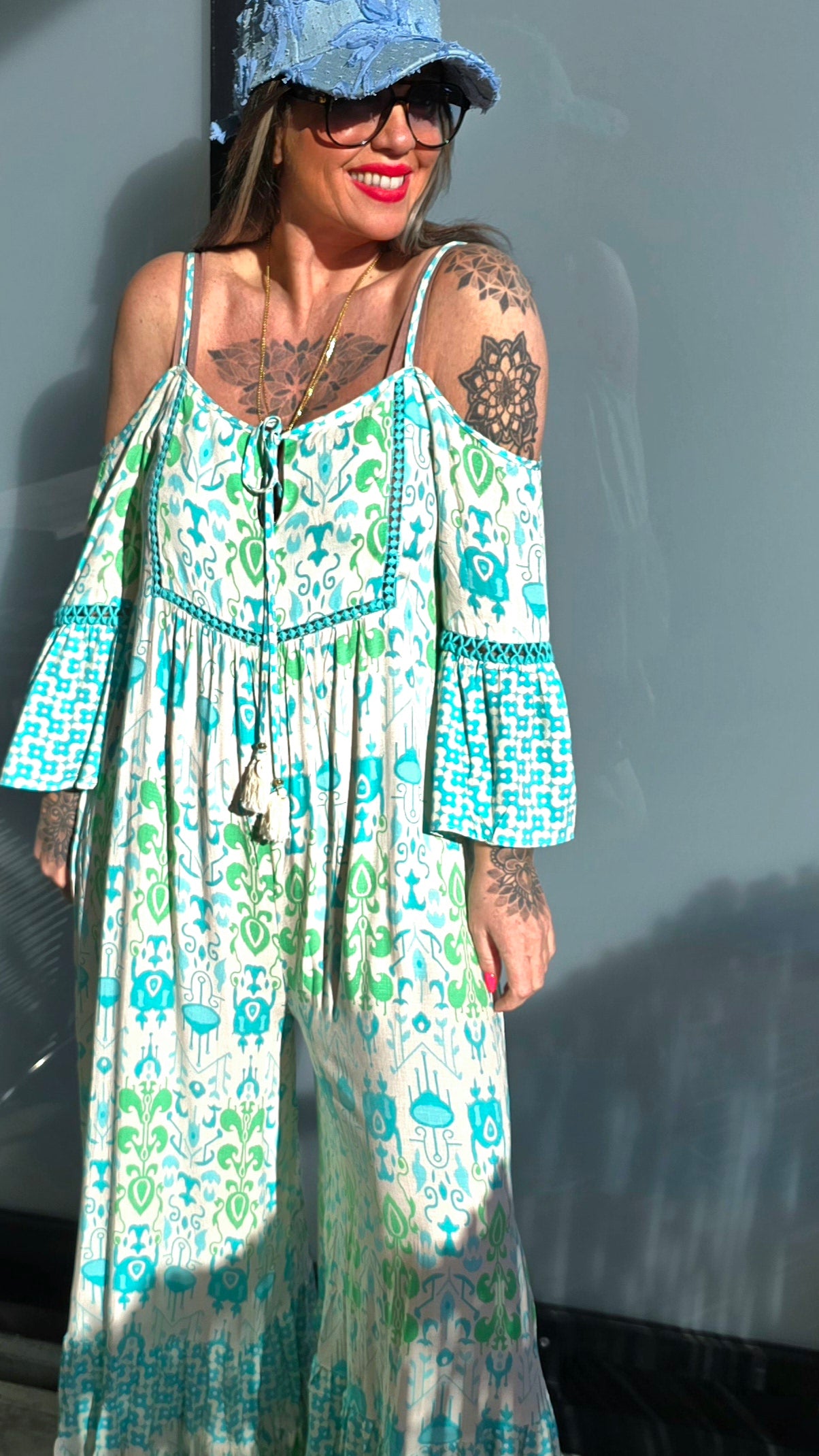 Steffani jumpsuit turkis