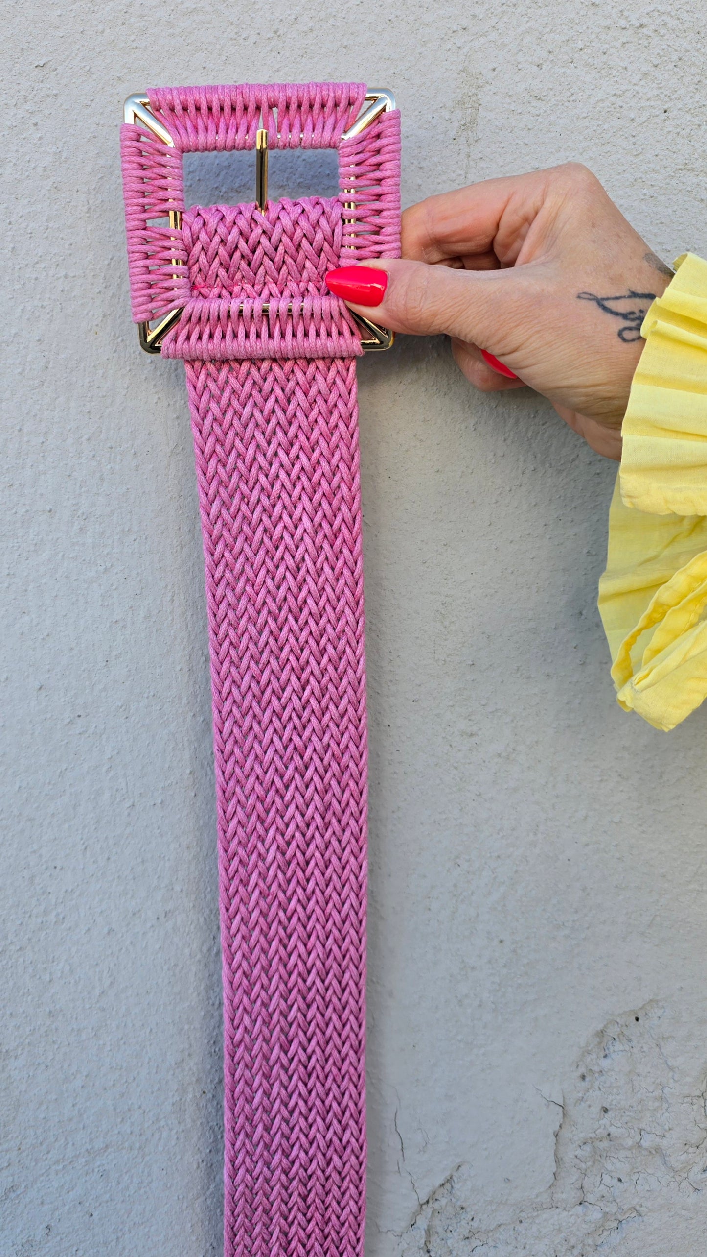 Sally belte rosa