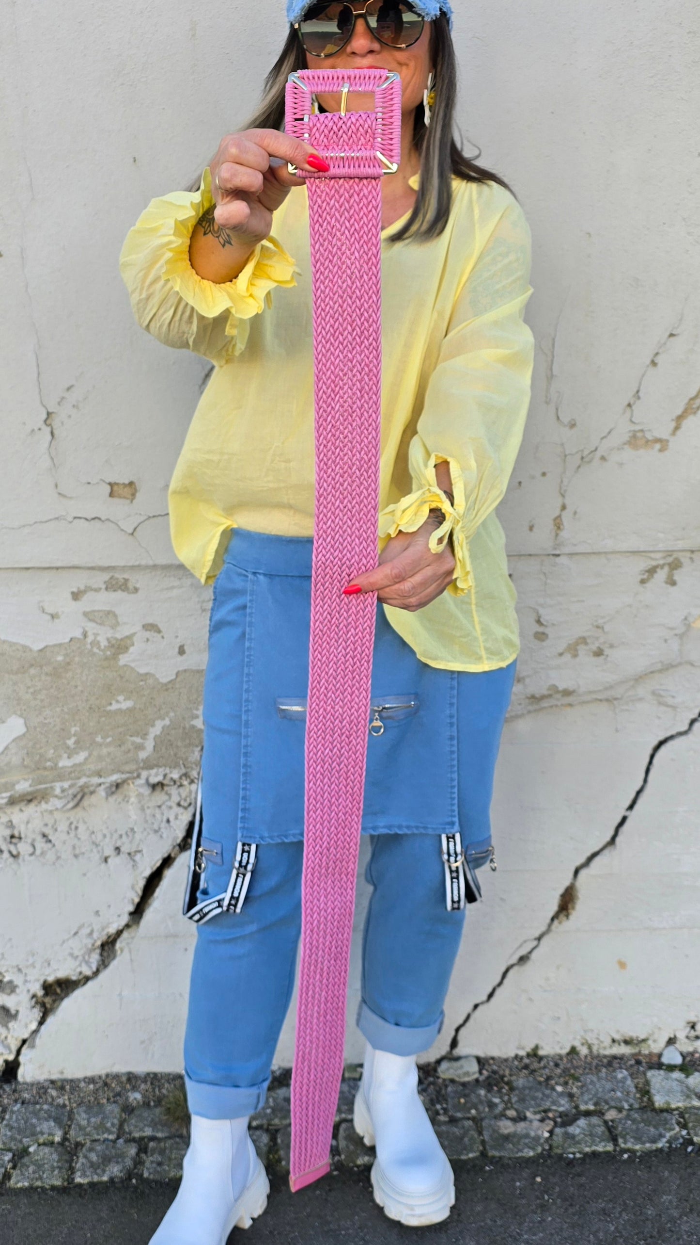 Sally belte rosa
