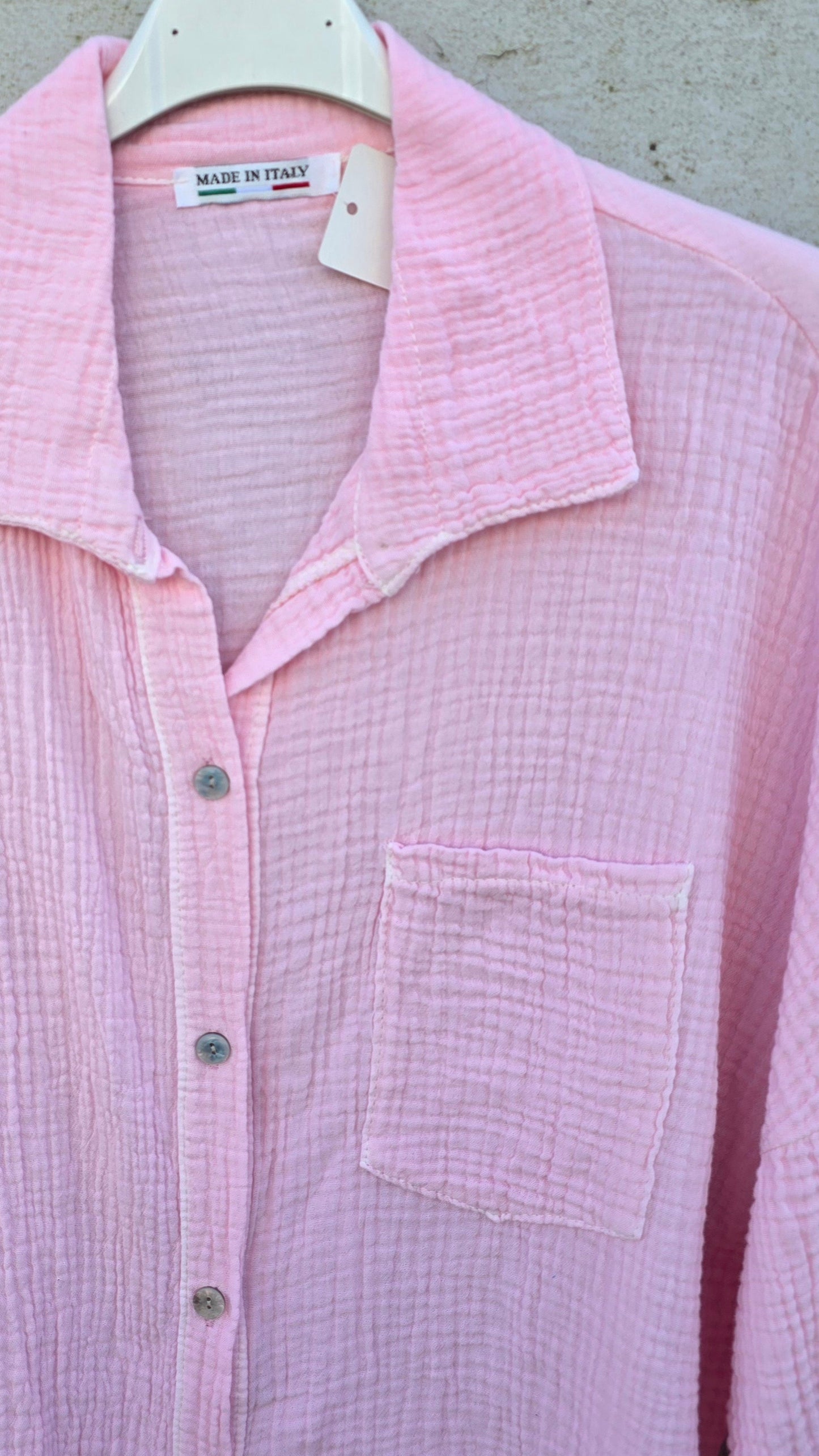 Anna basic skjorte rosa
