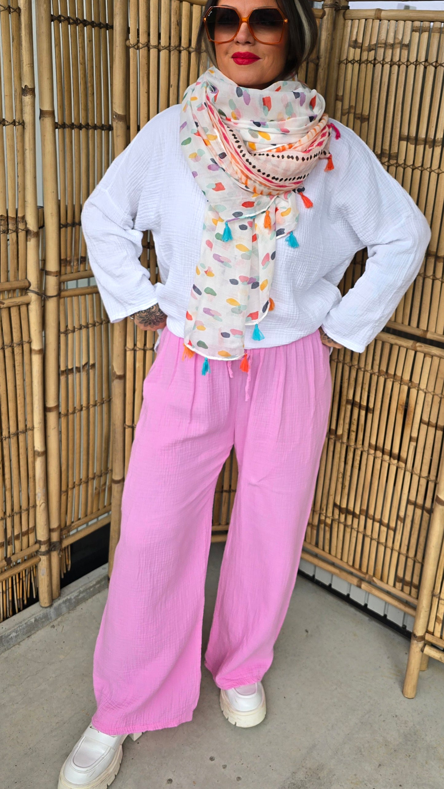 Silje bukse rosa