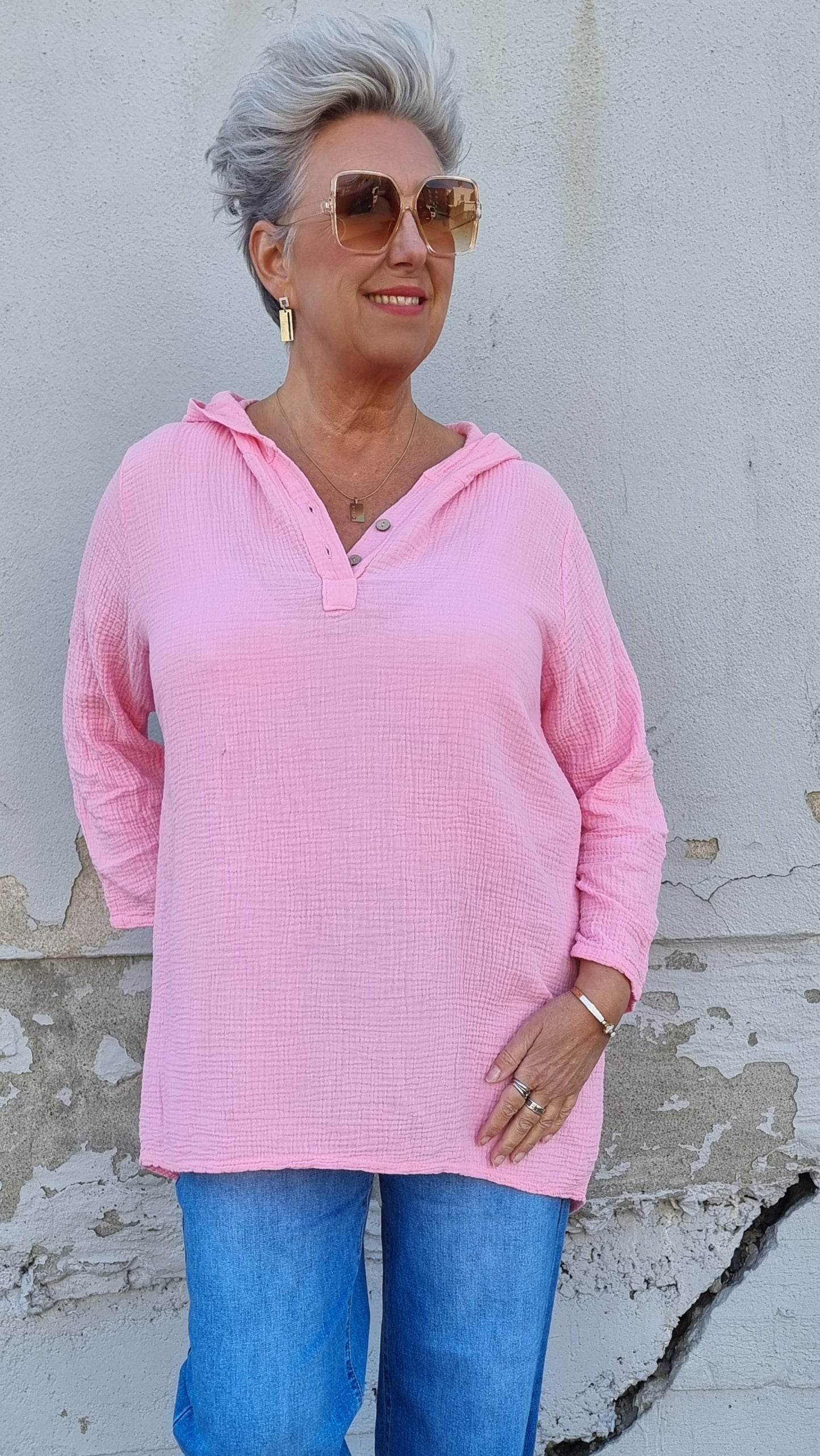 Jessica hette bluse rosa