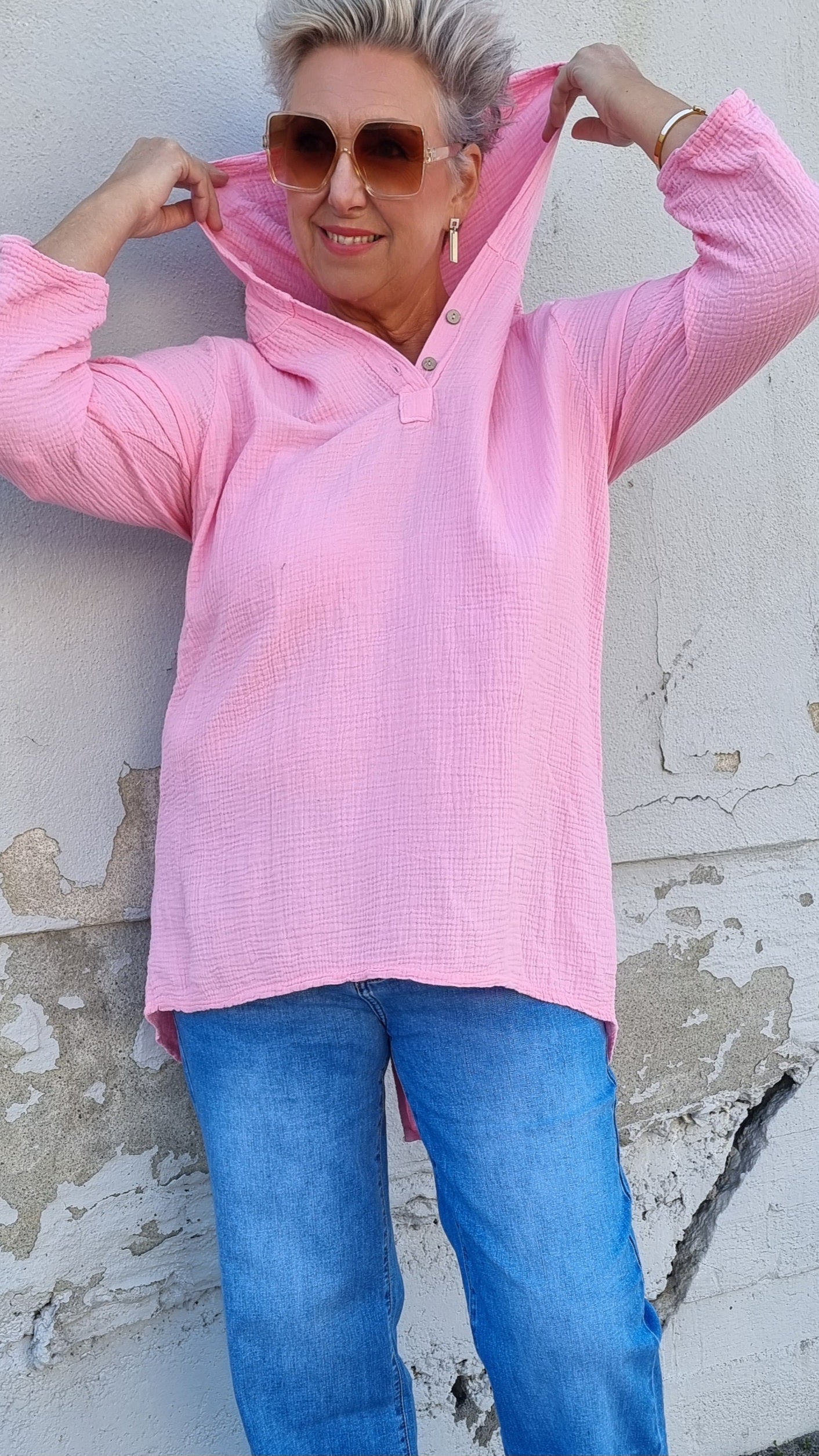 Jessica hette bluse rosa
