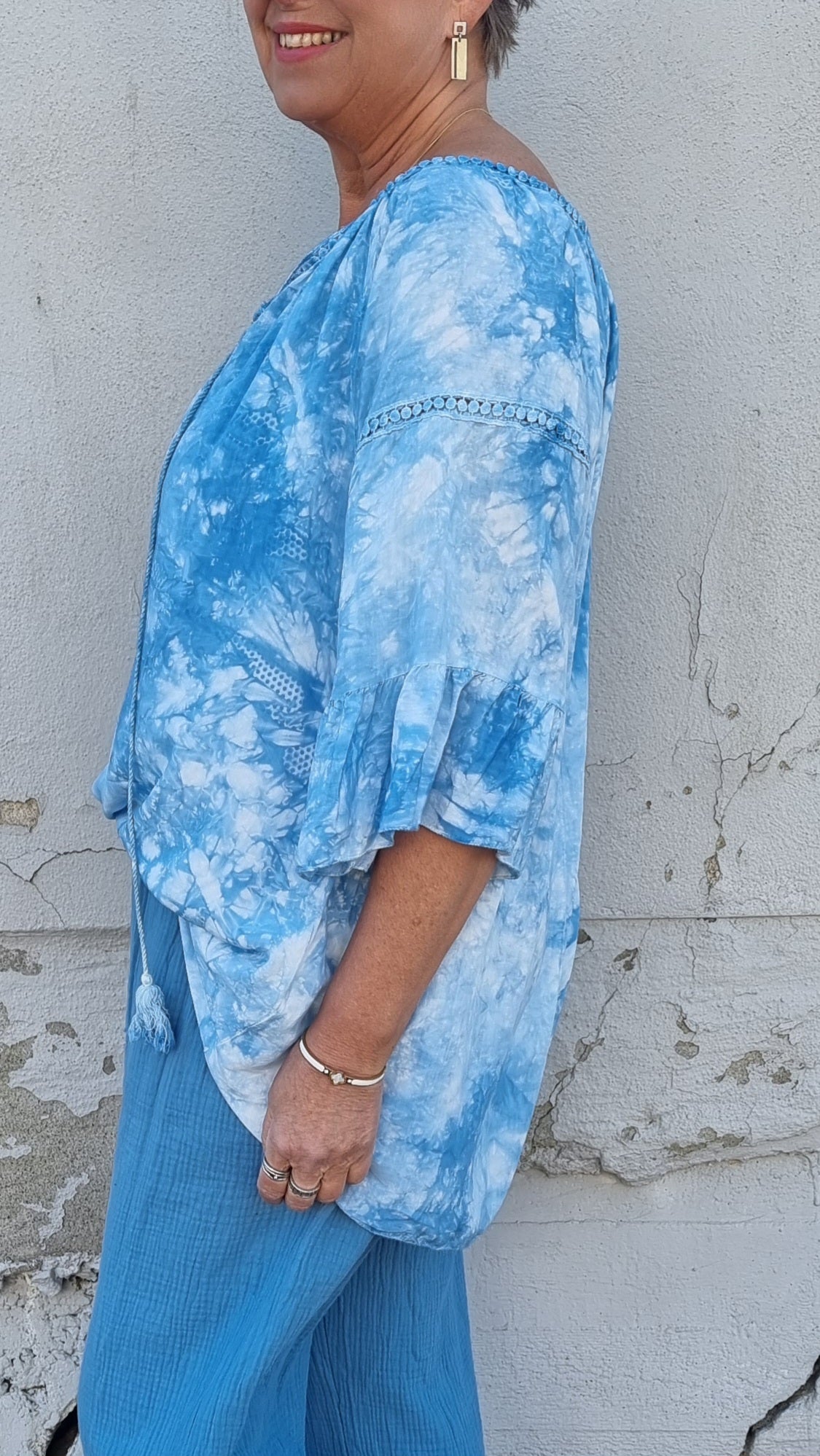 Mona bluse blå