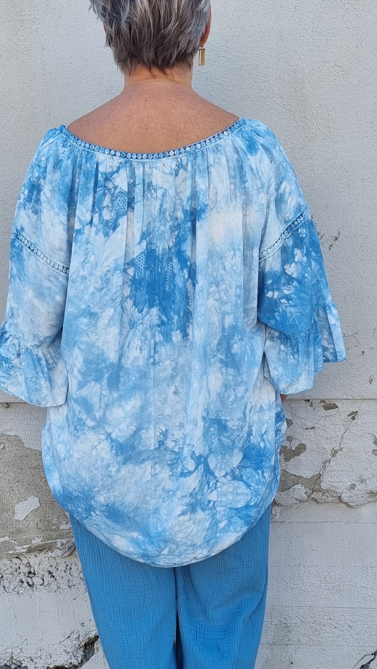 Mona bluse blå