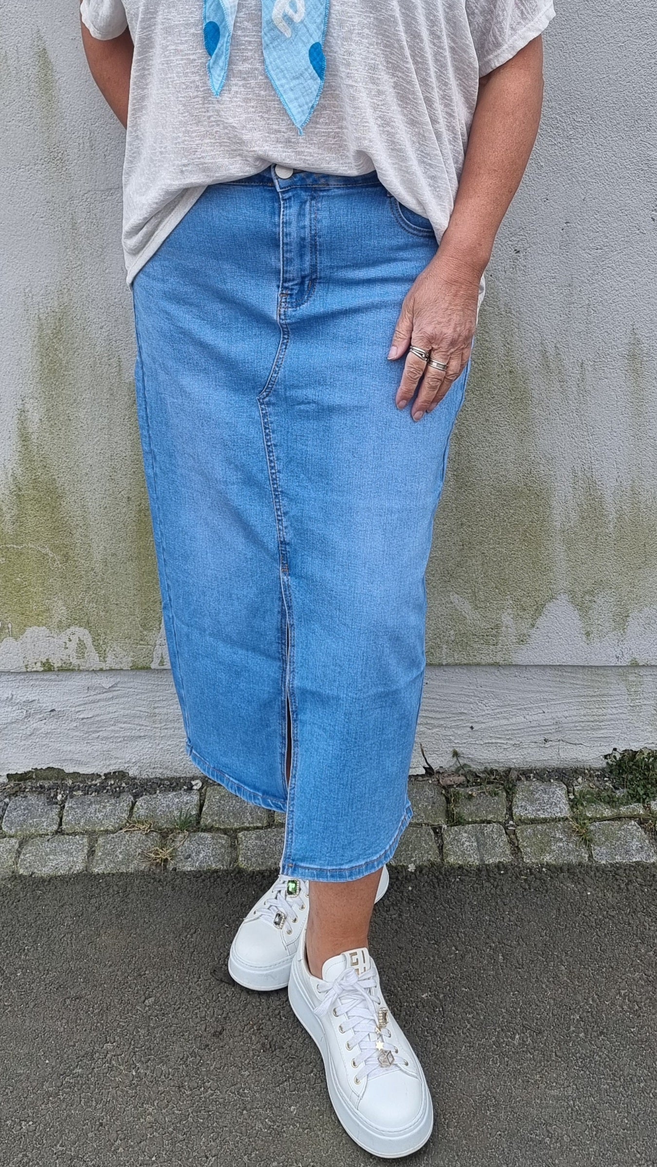 Frida denim skjørt