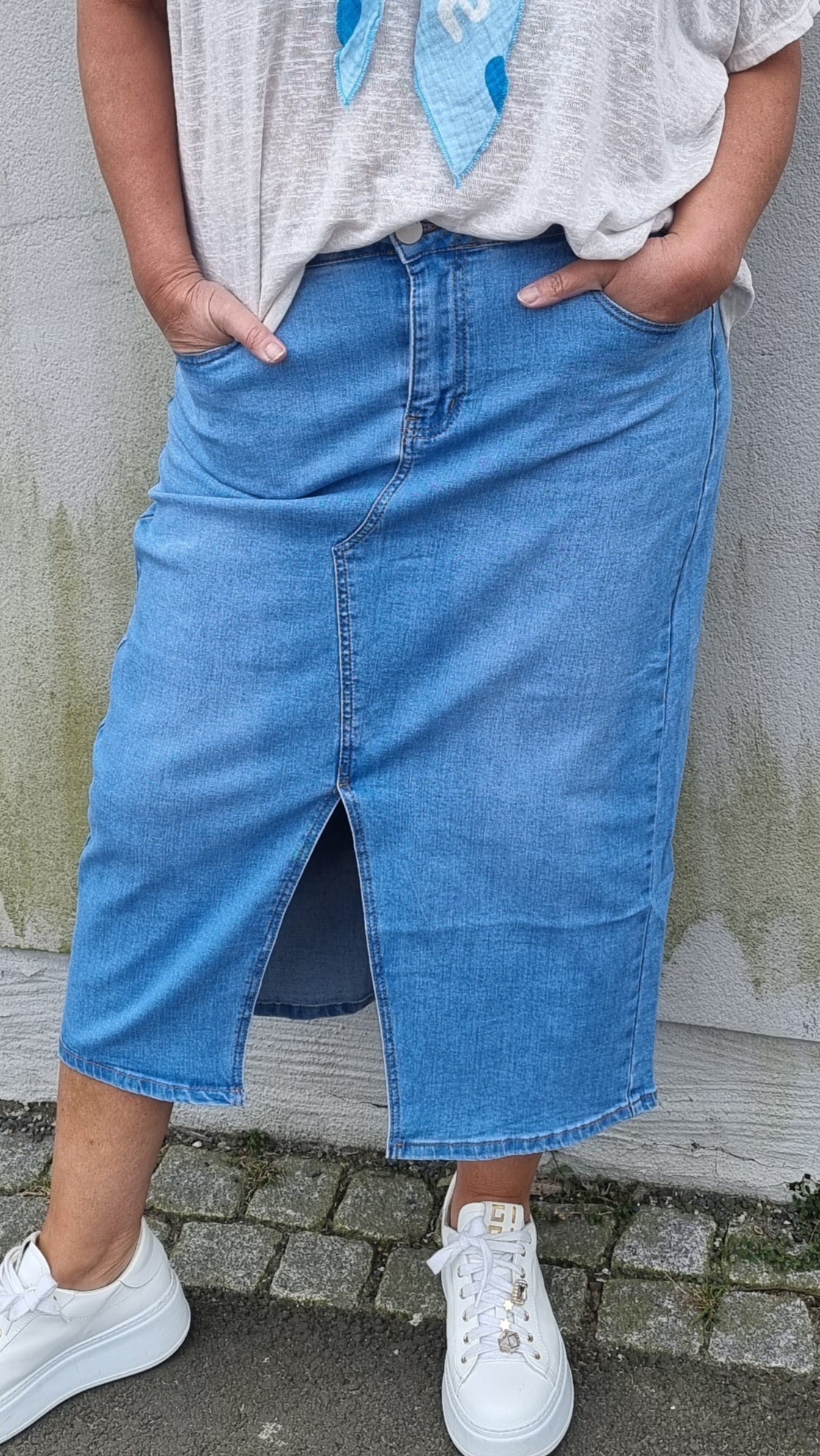 Frida denim skjørt