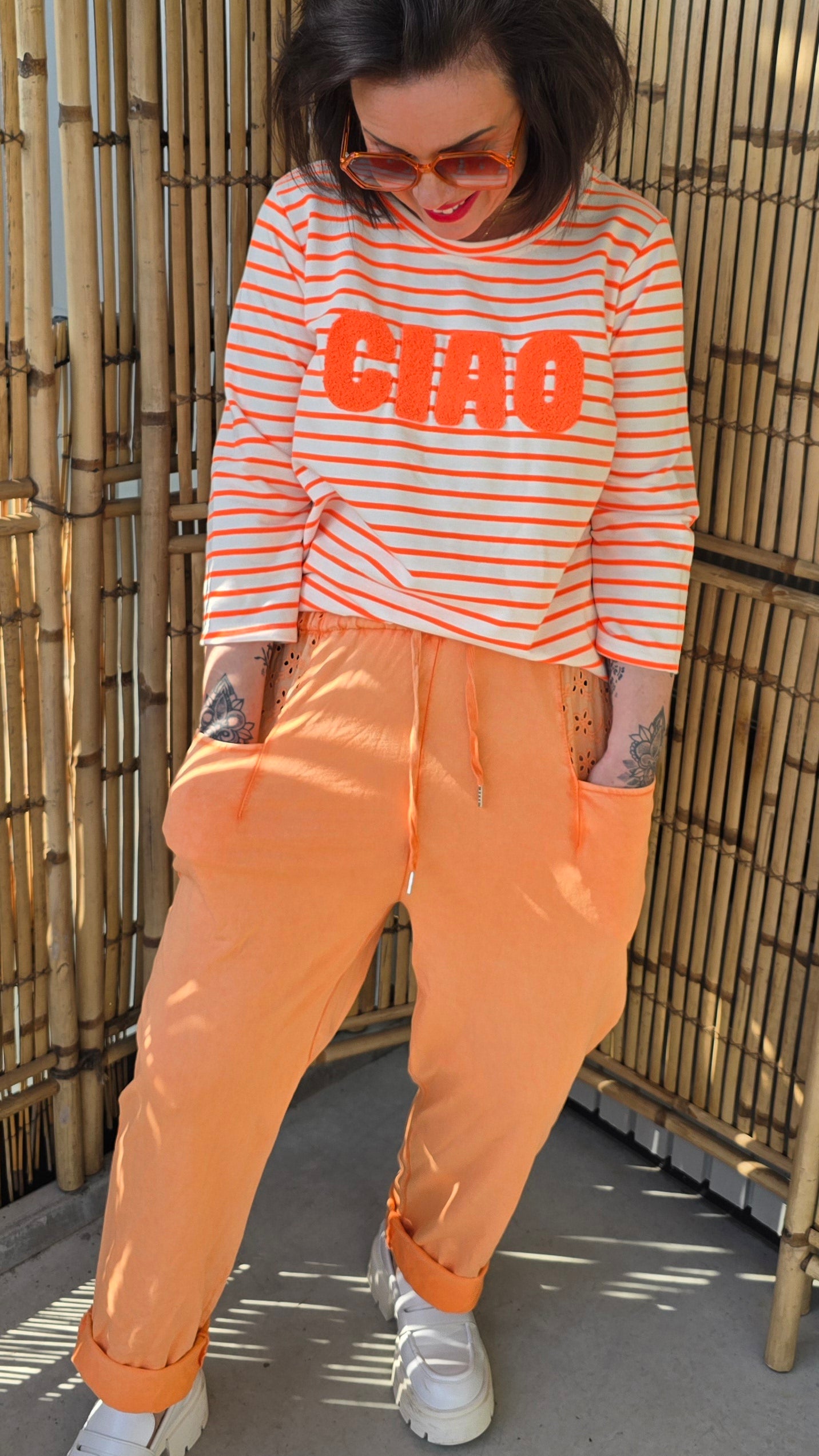 Sandra bukse orange