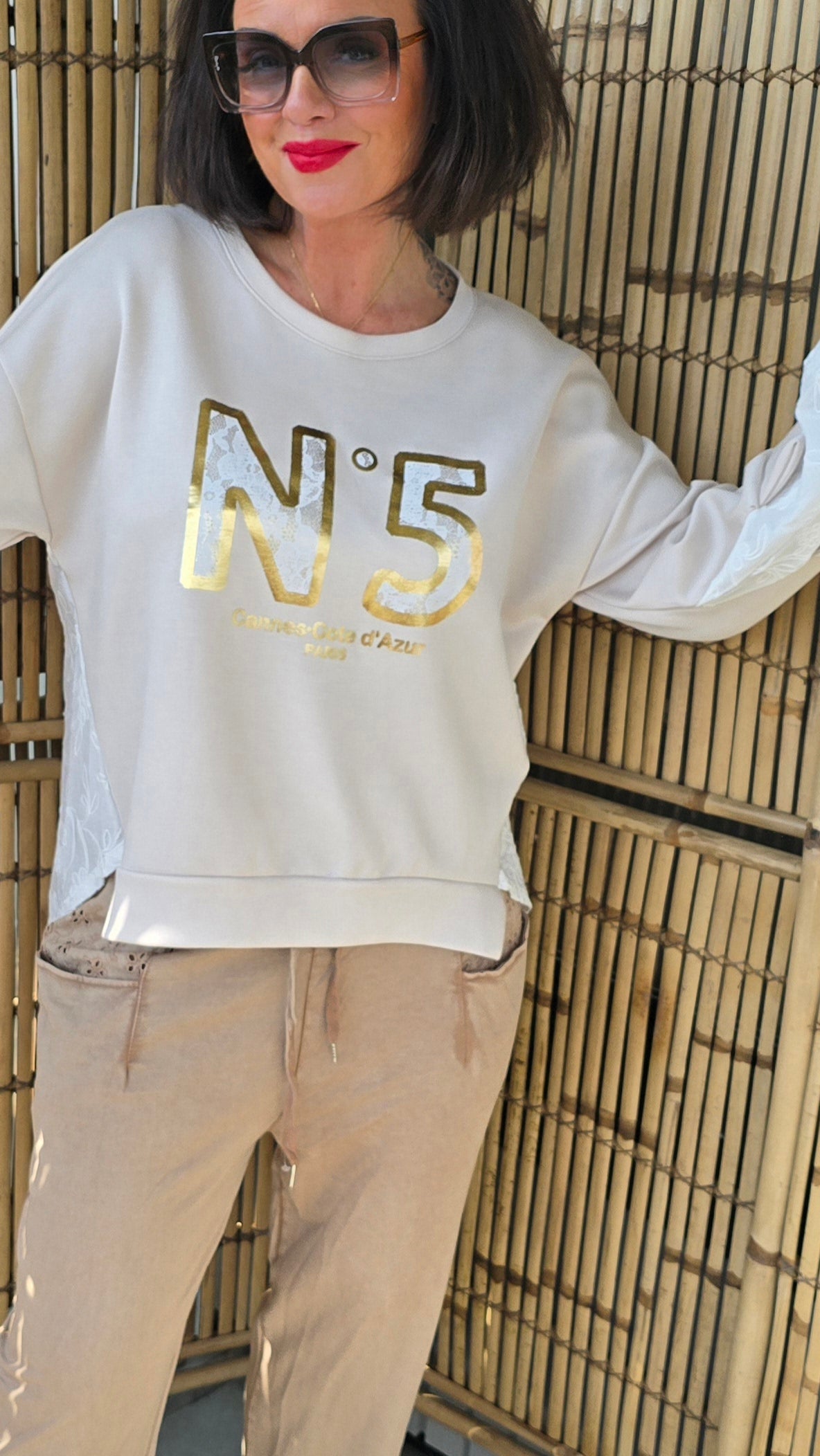 Nr5 topp beige