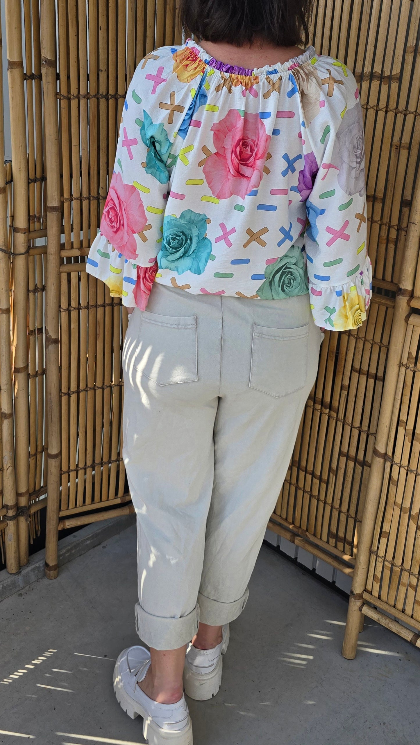 Sandra bukse beige