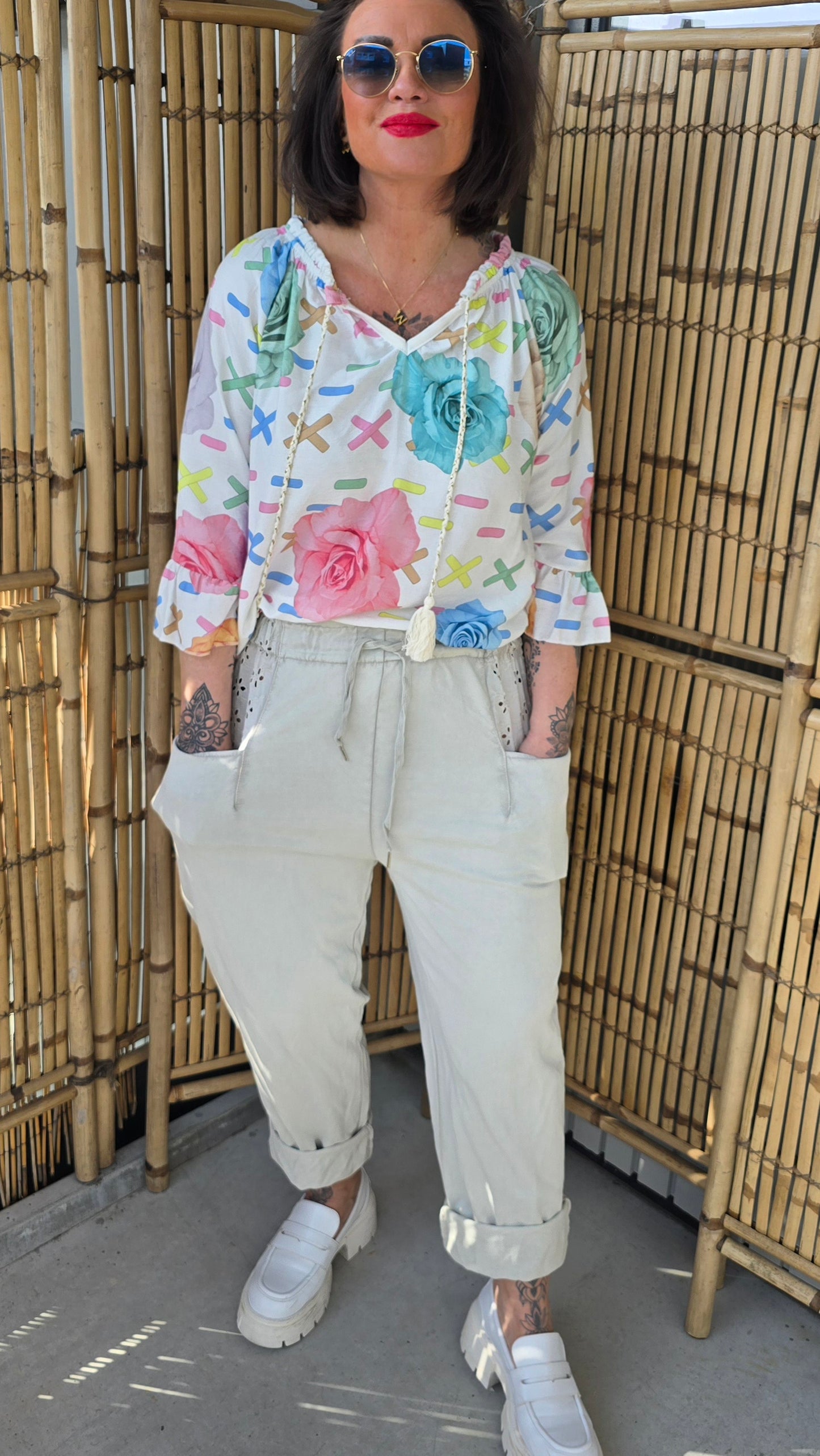 Sandra bukse beige