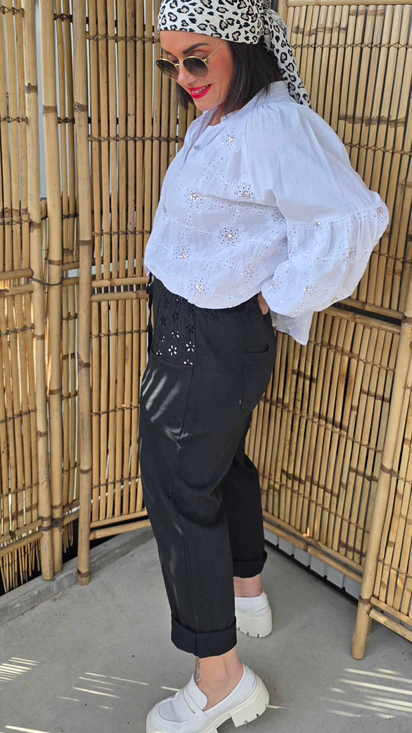 Sandra bukse sort