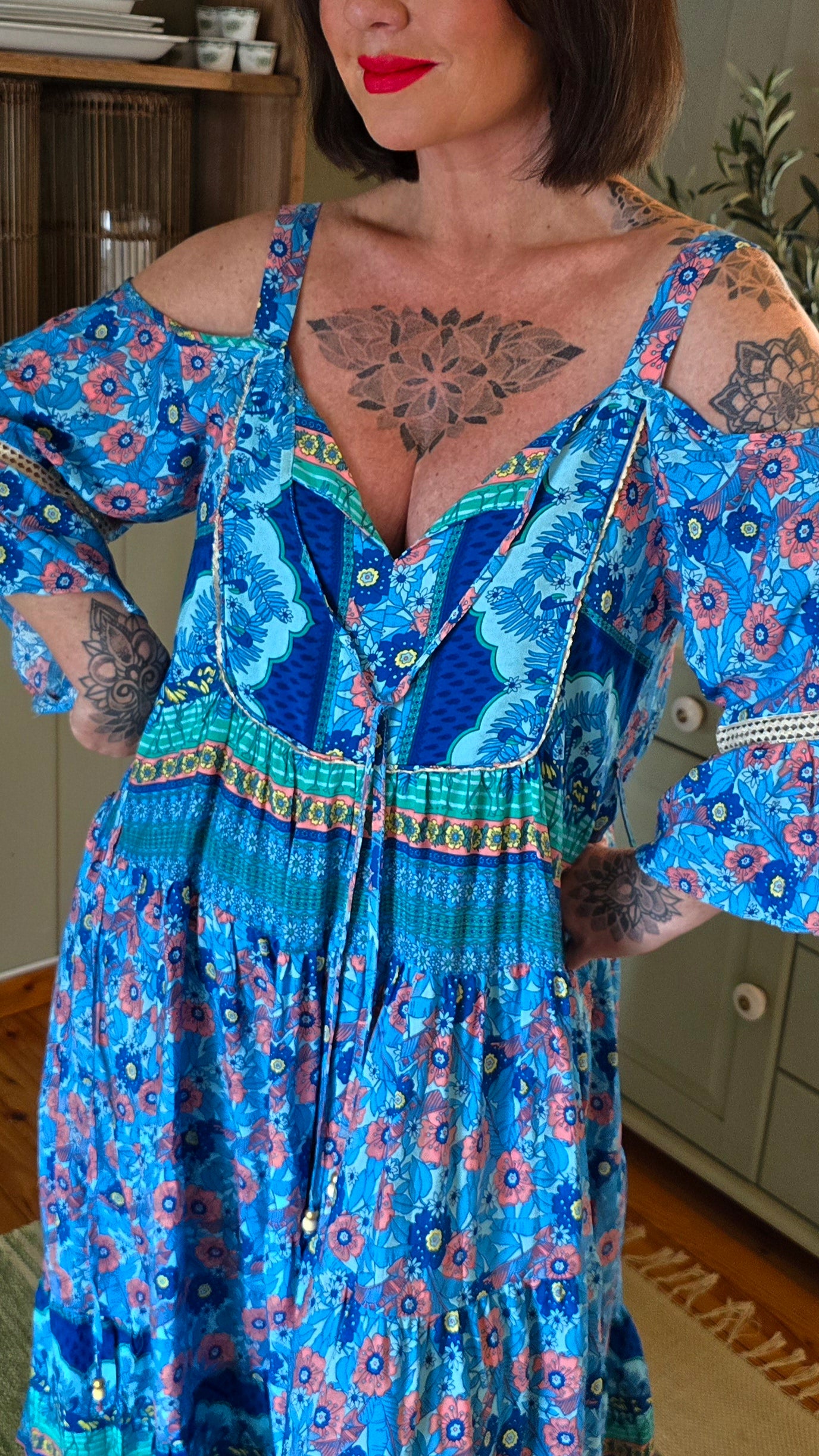 Diana kjole blå