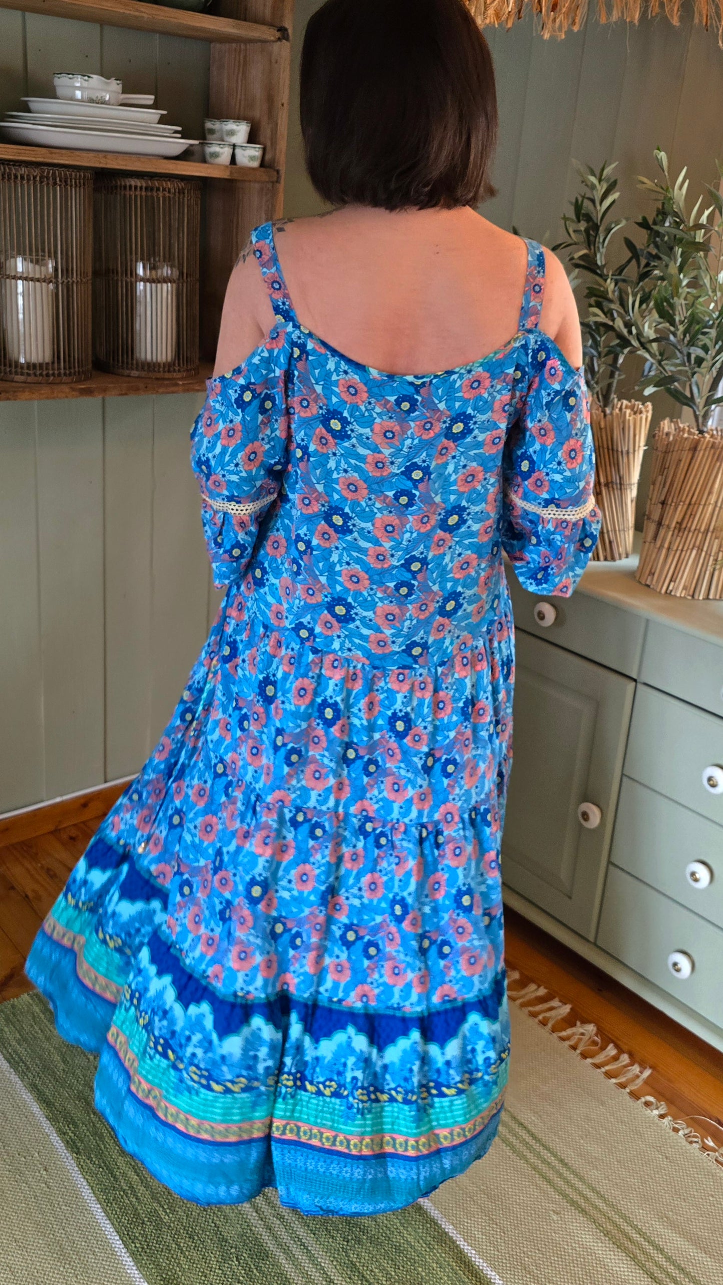 Diana kjole blå