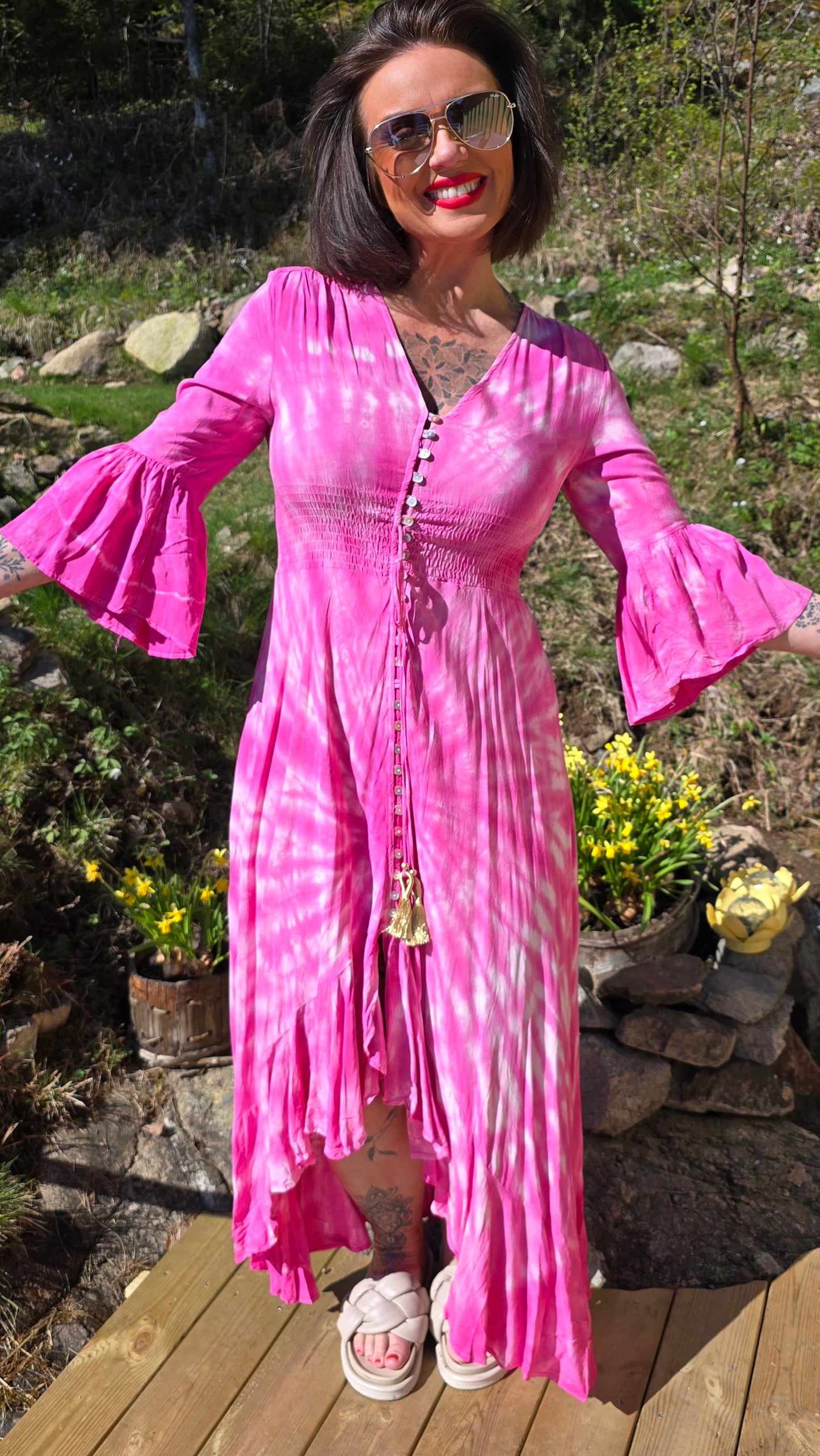 Helle kjole rosa