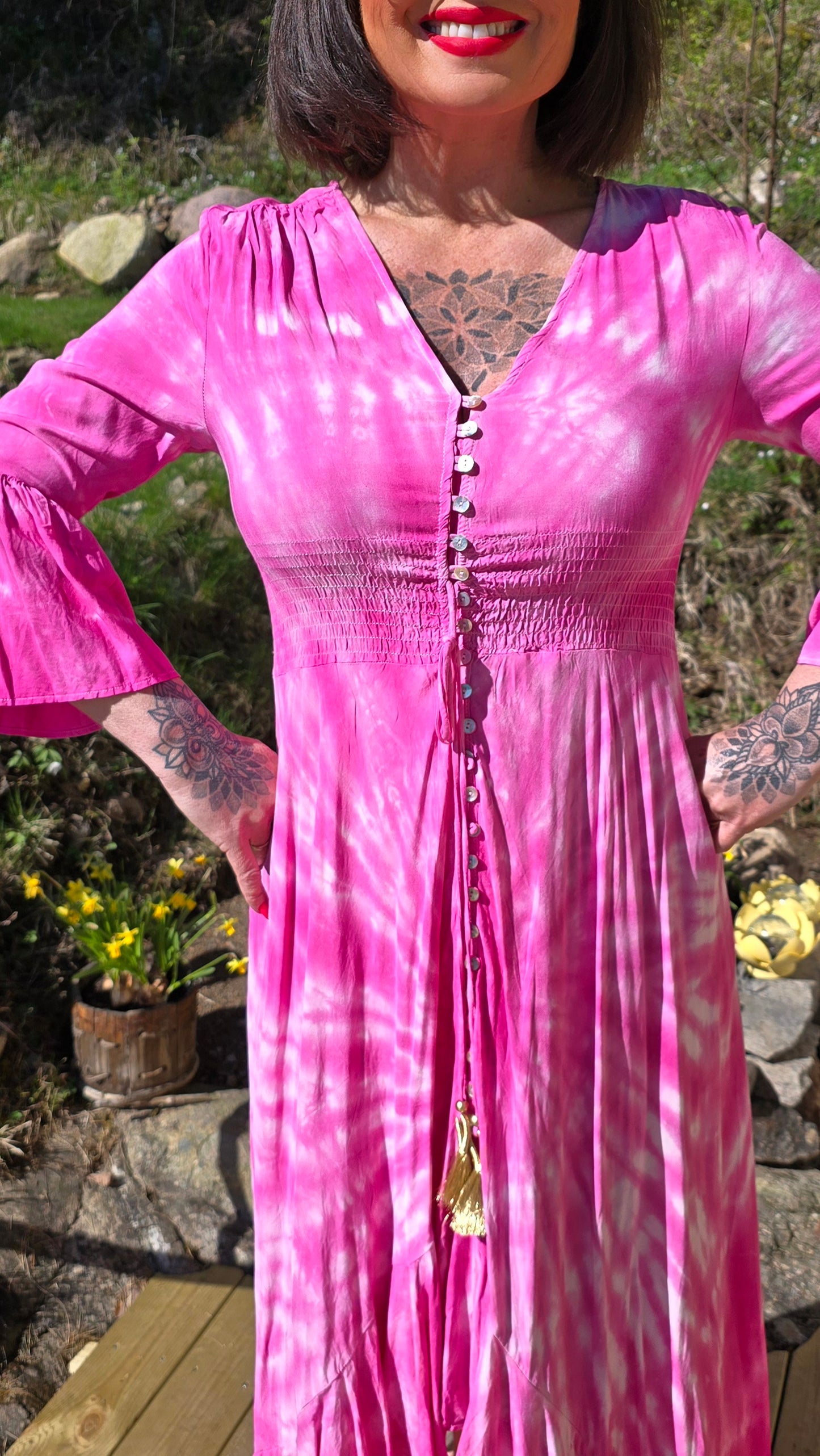 Helle kjole rosa