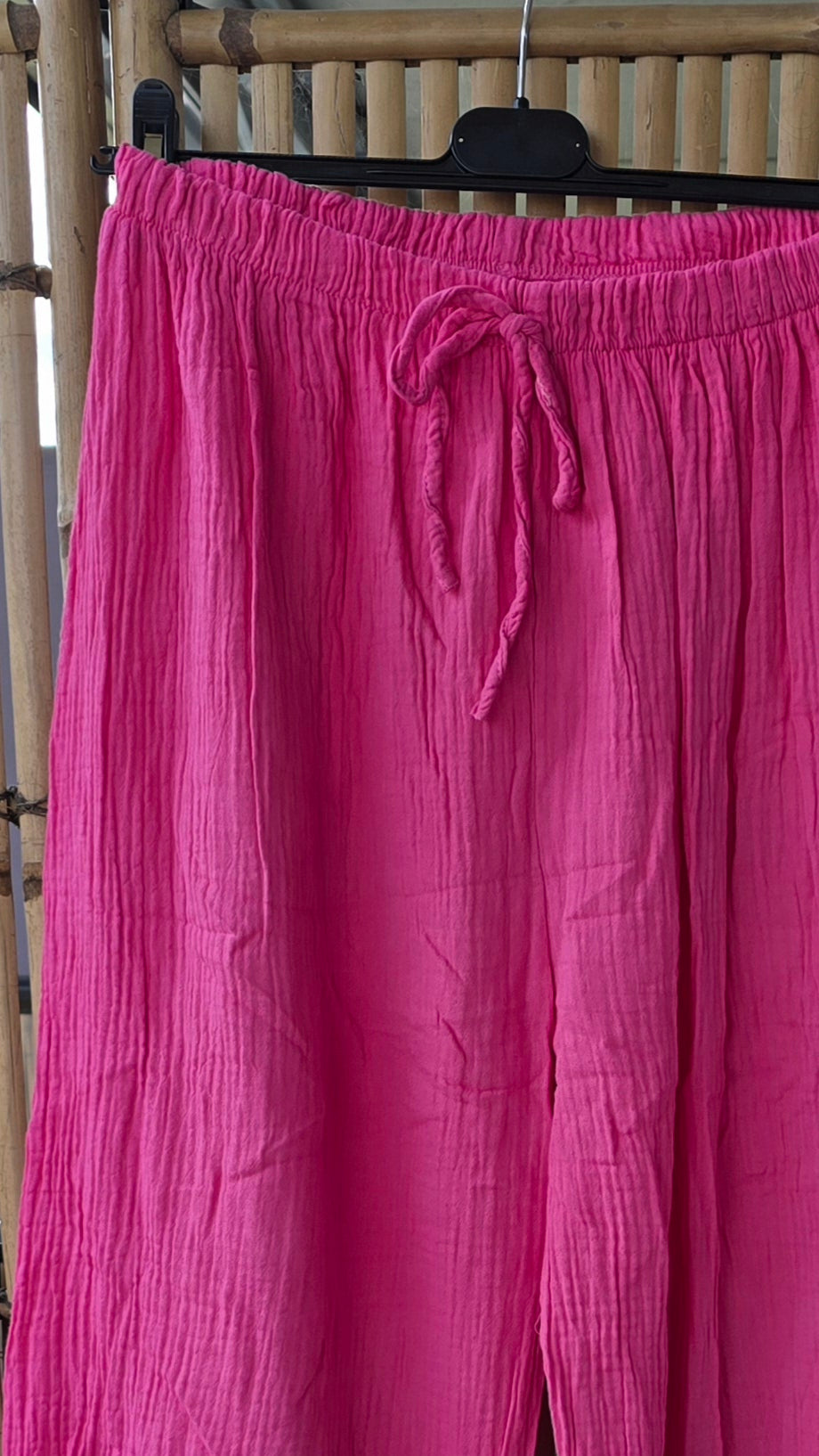 Silje bukse mørk rosa