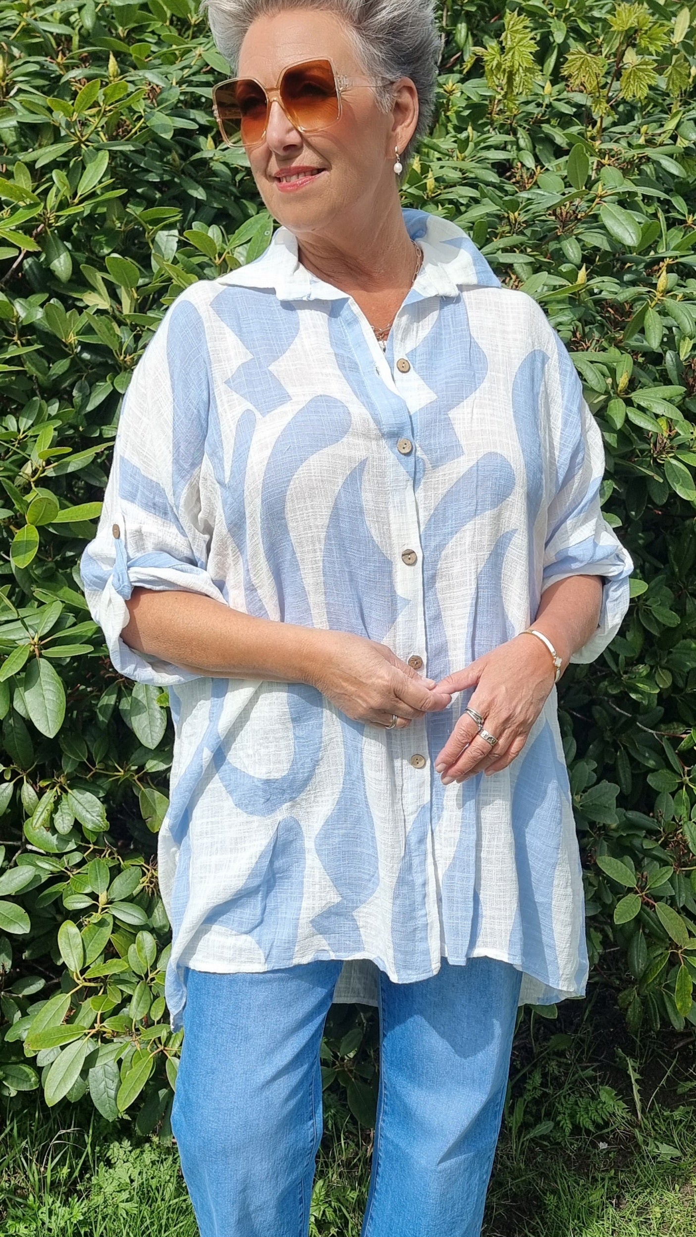 Christy skjorte blå