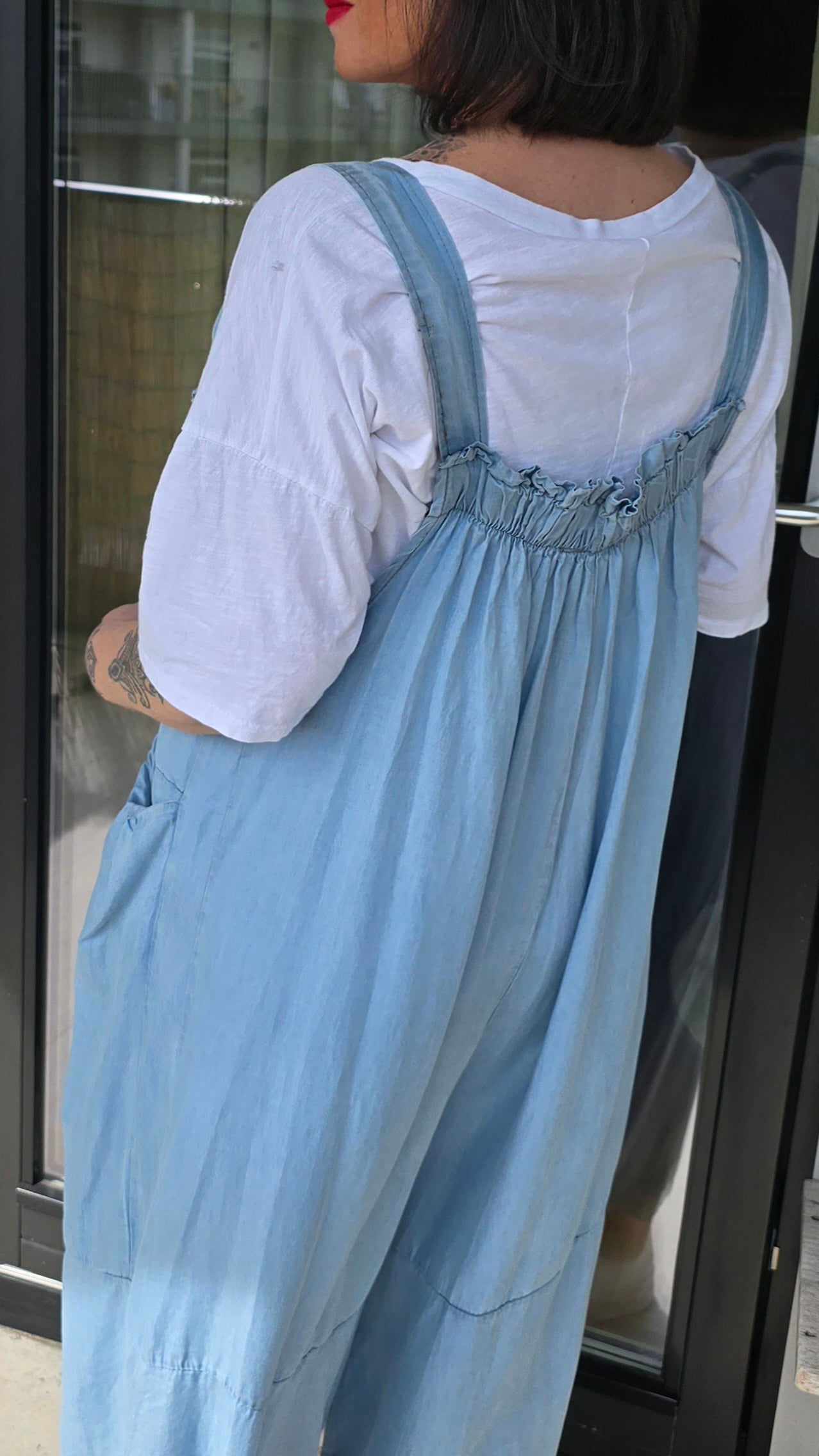 Bonnie jumpsuit denimblå