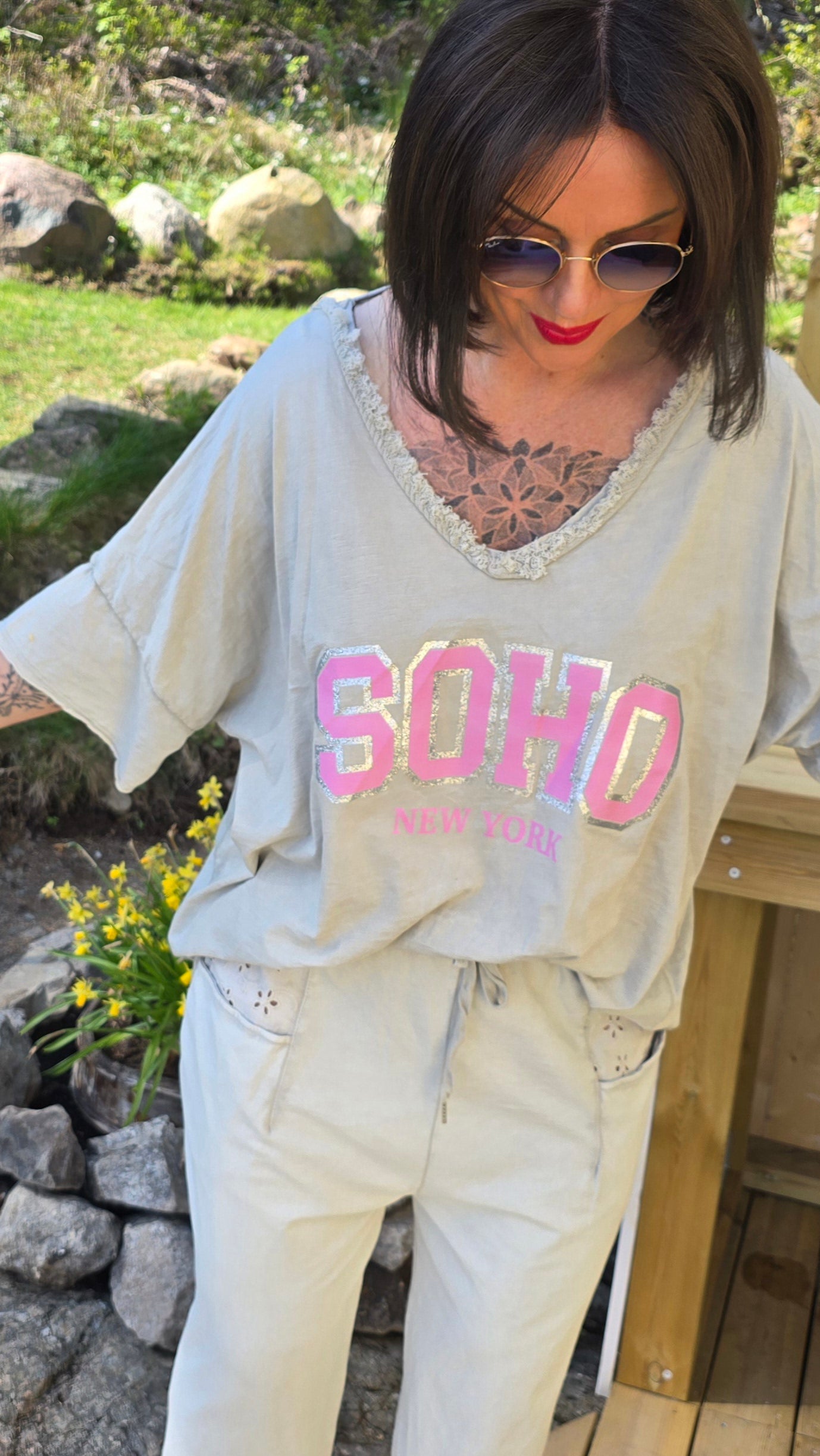 Soho t-shirt beige