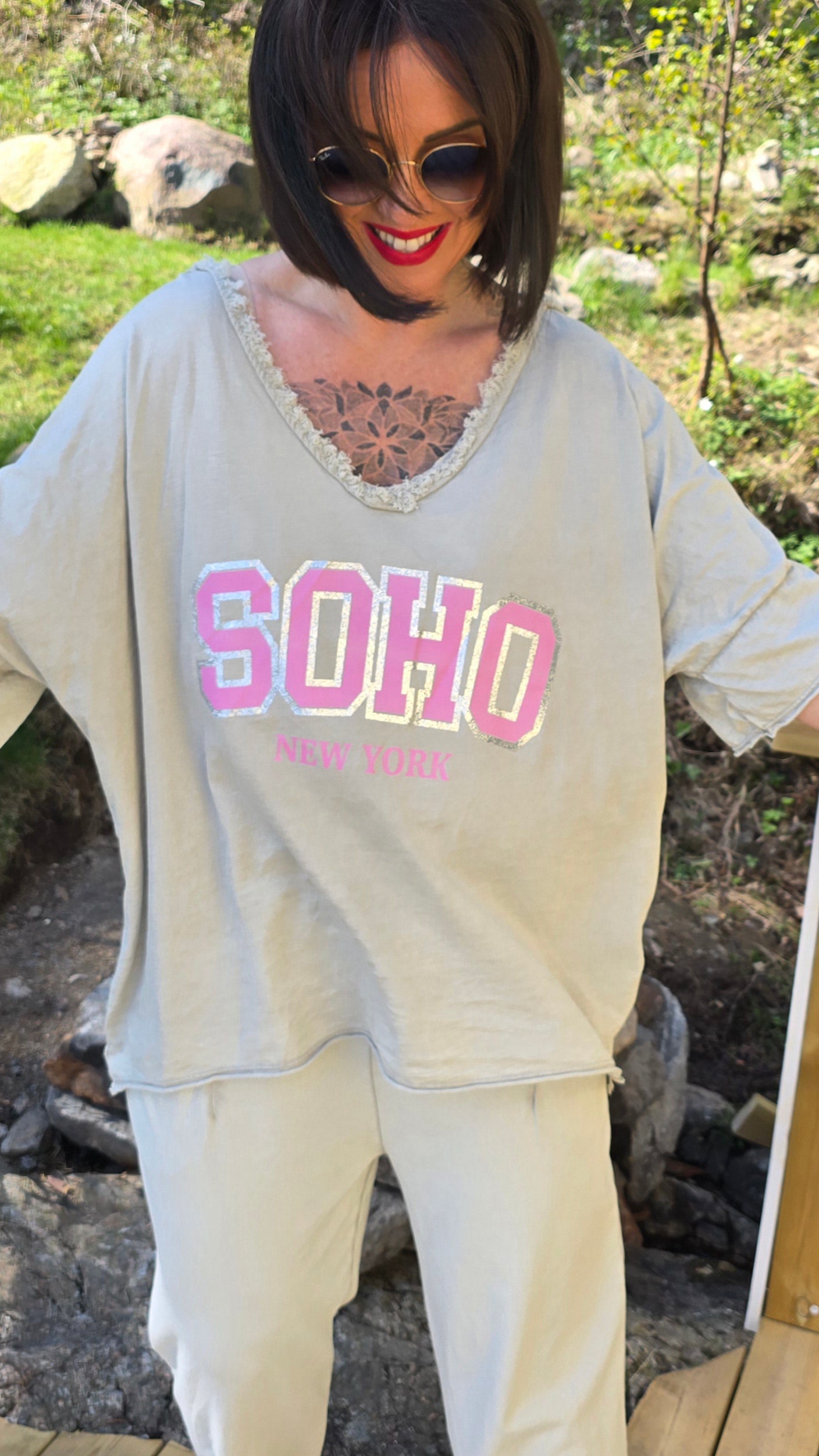 Soho t-shirt beige