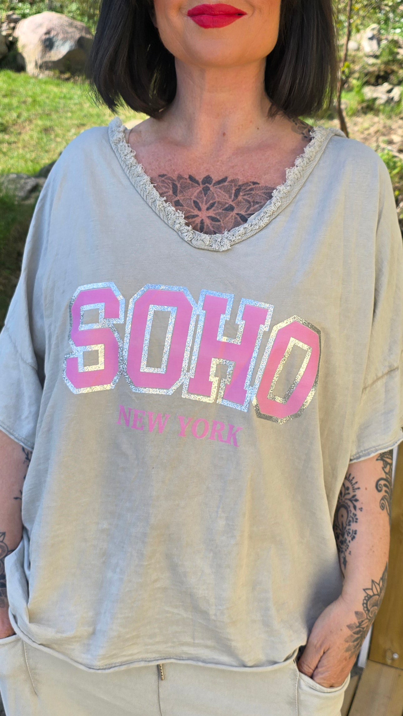 Soho t-shirt beige