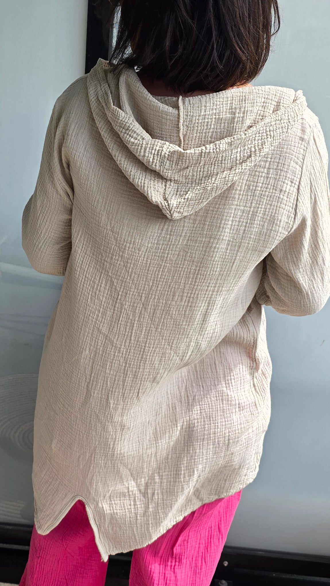Jessica hette bluse beige