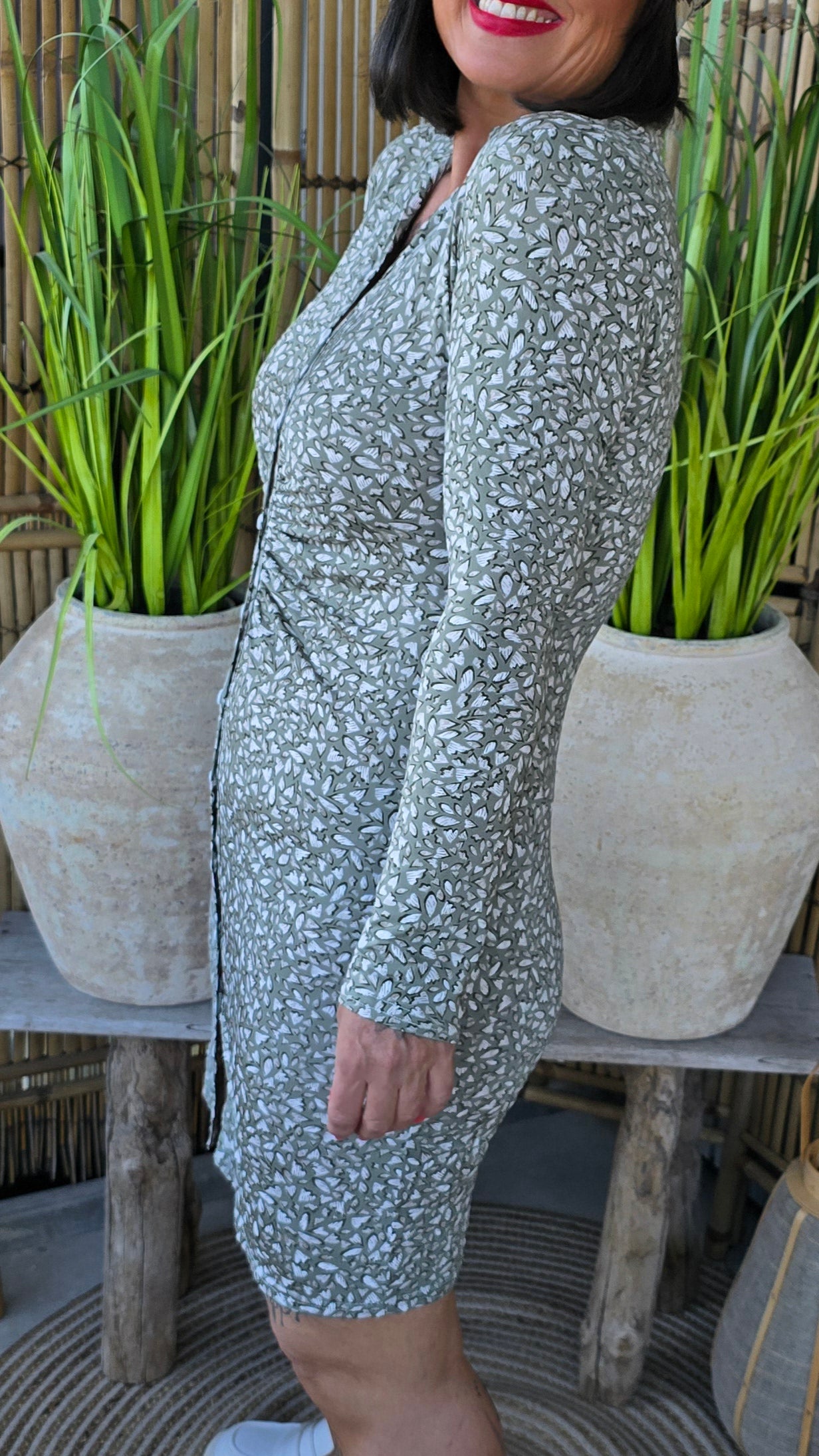 Clara kjole kaki