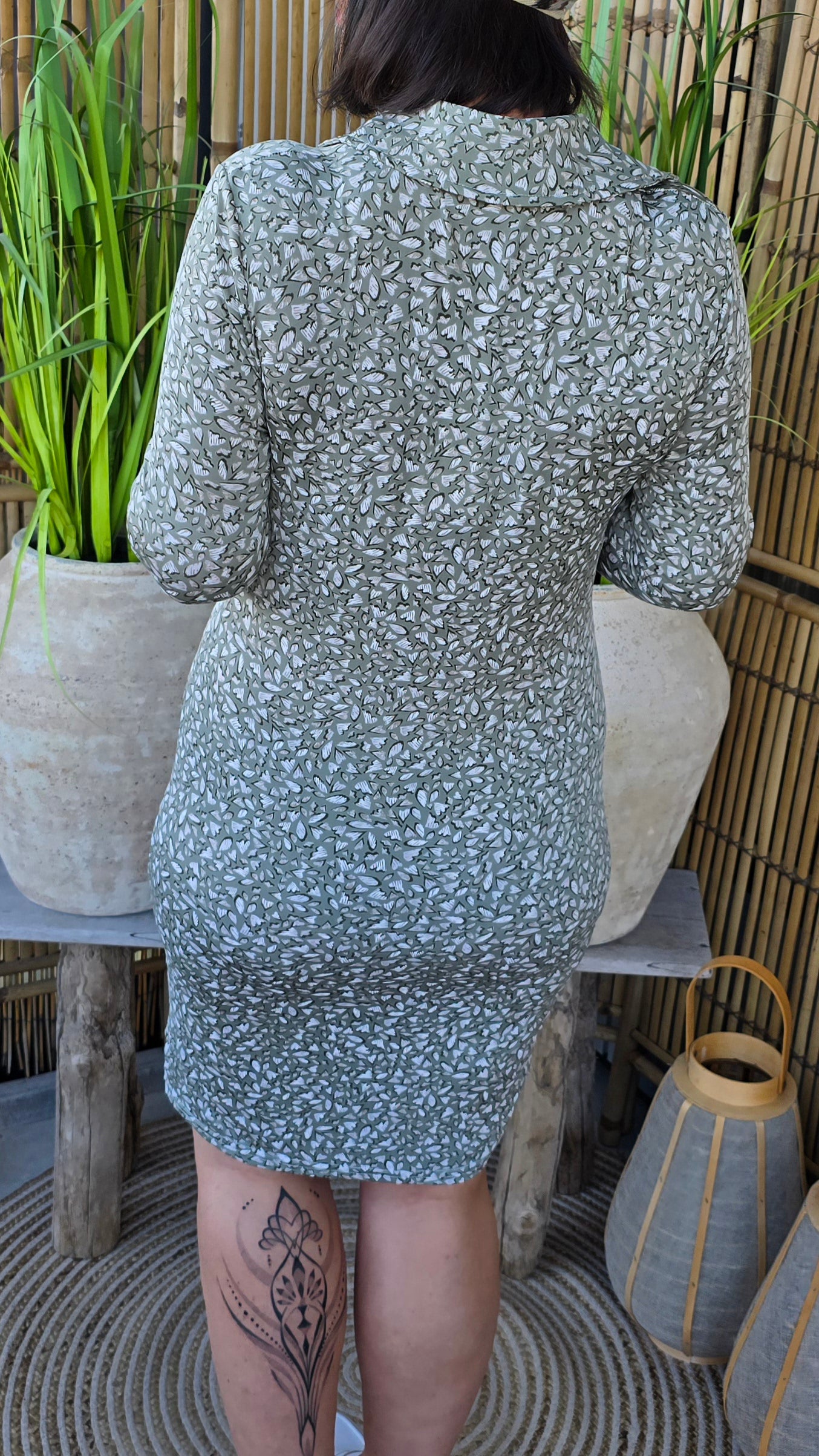 Clara kjole kaki