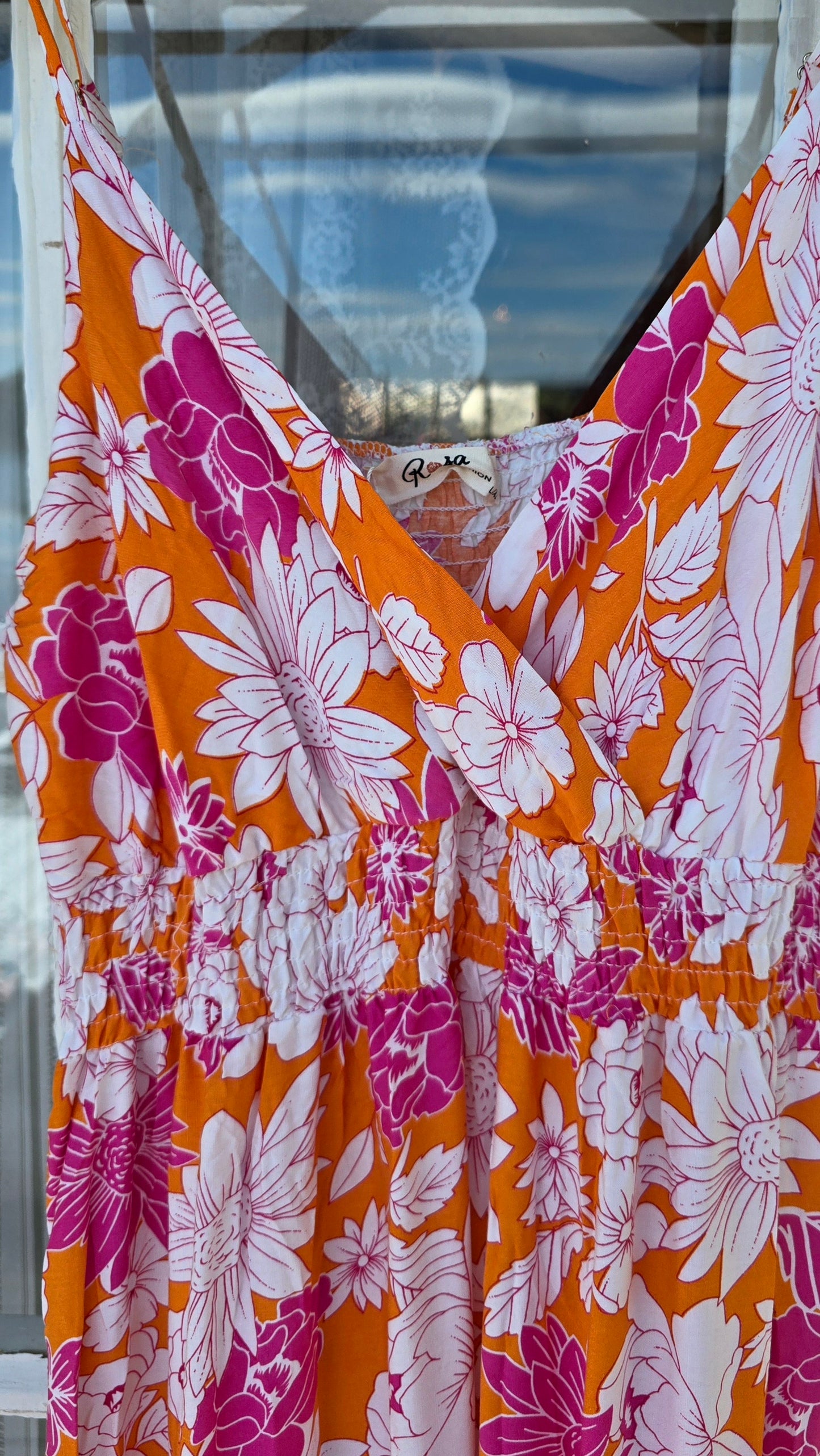 Tina kjole orange
