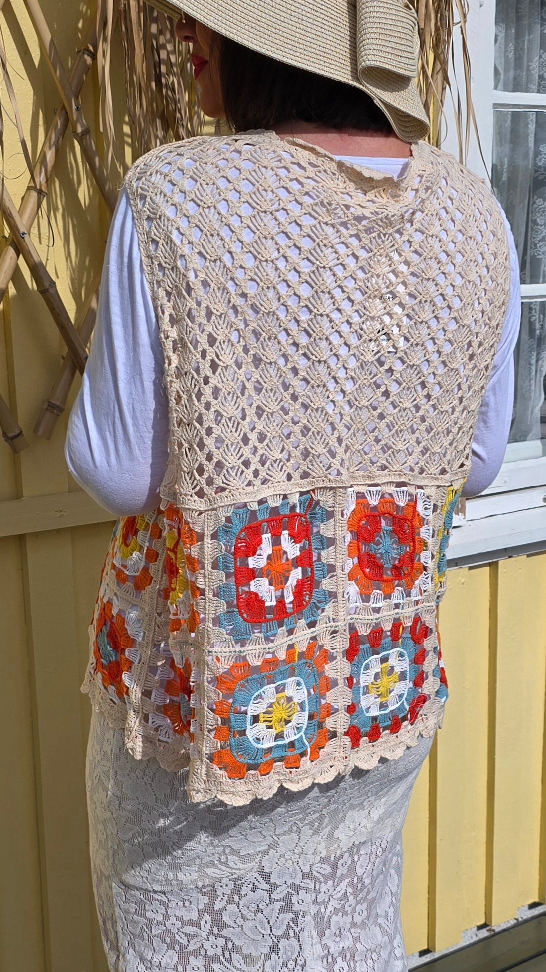 Frida vest beige