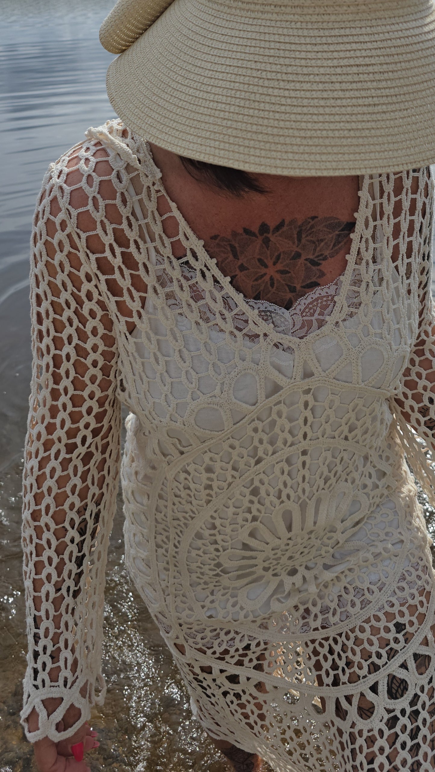 Siri hette kjole beige