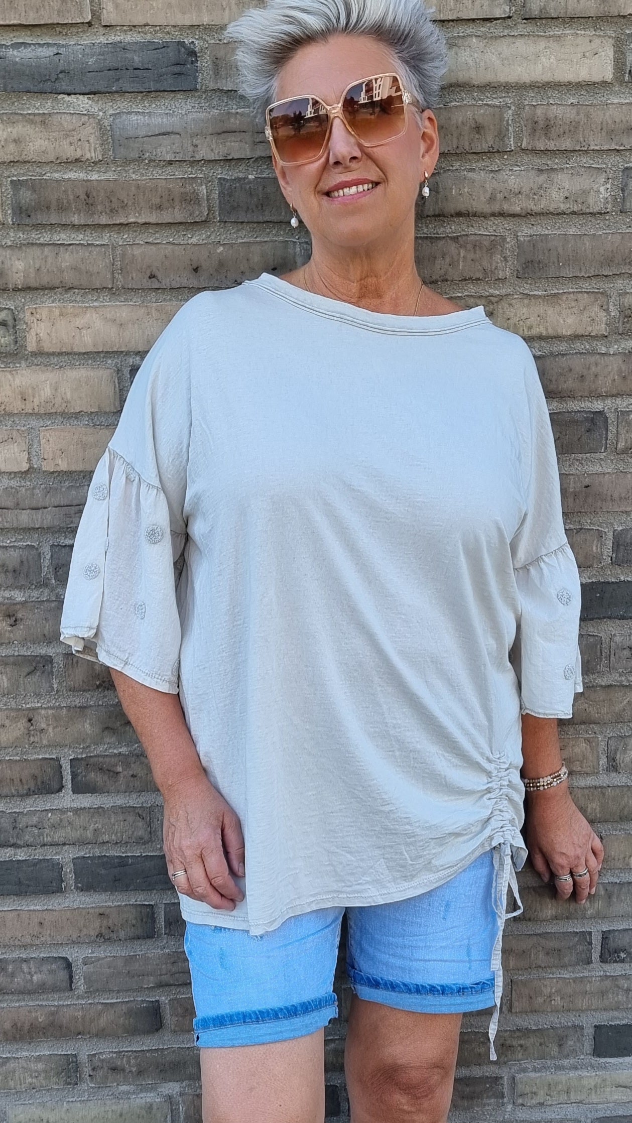 Marika topp beige