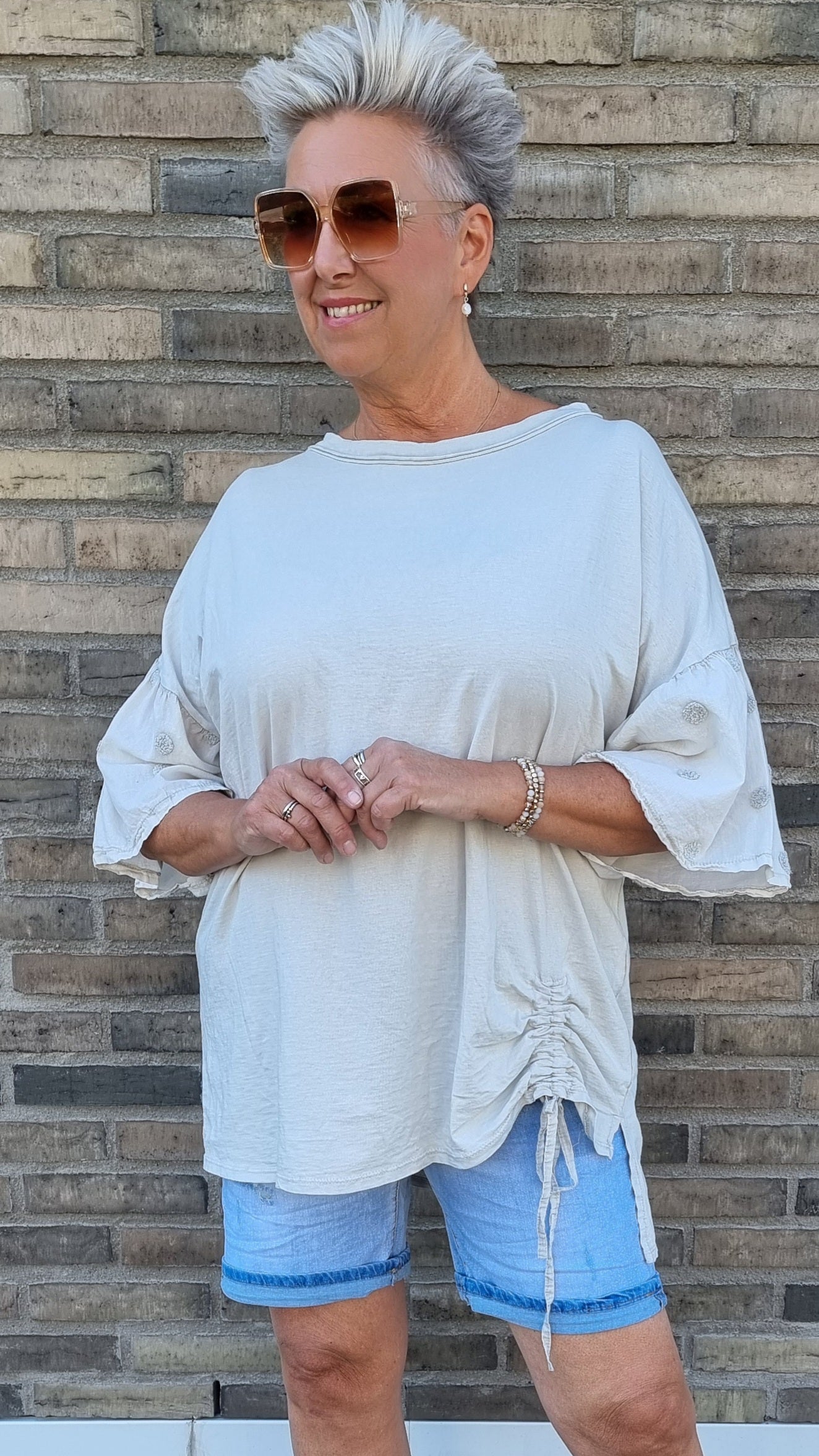 Marika topp beige