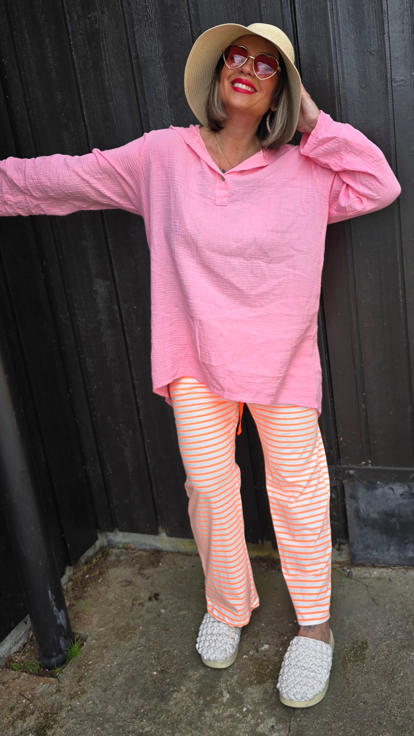 Jessica hette bluse rosa