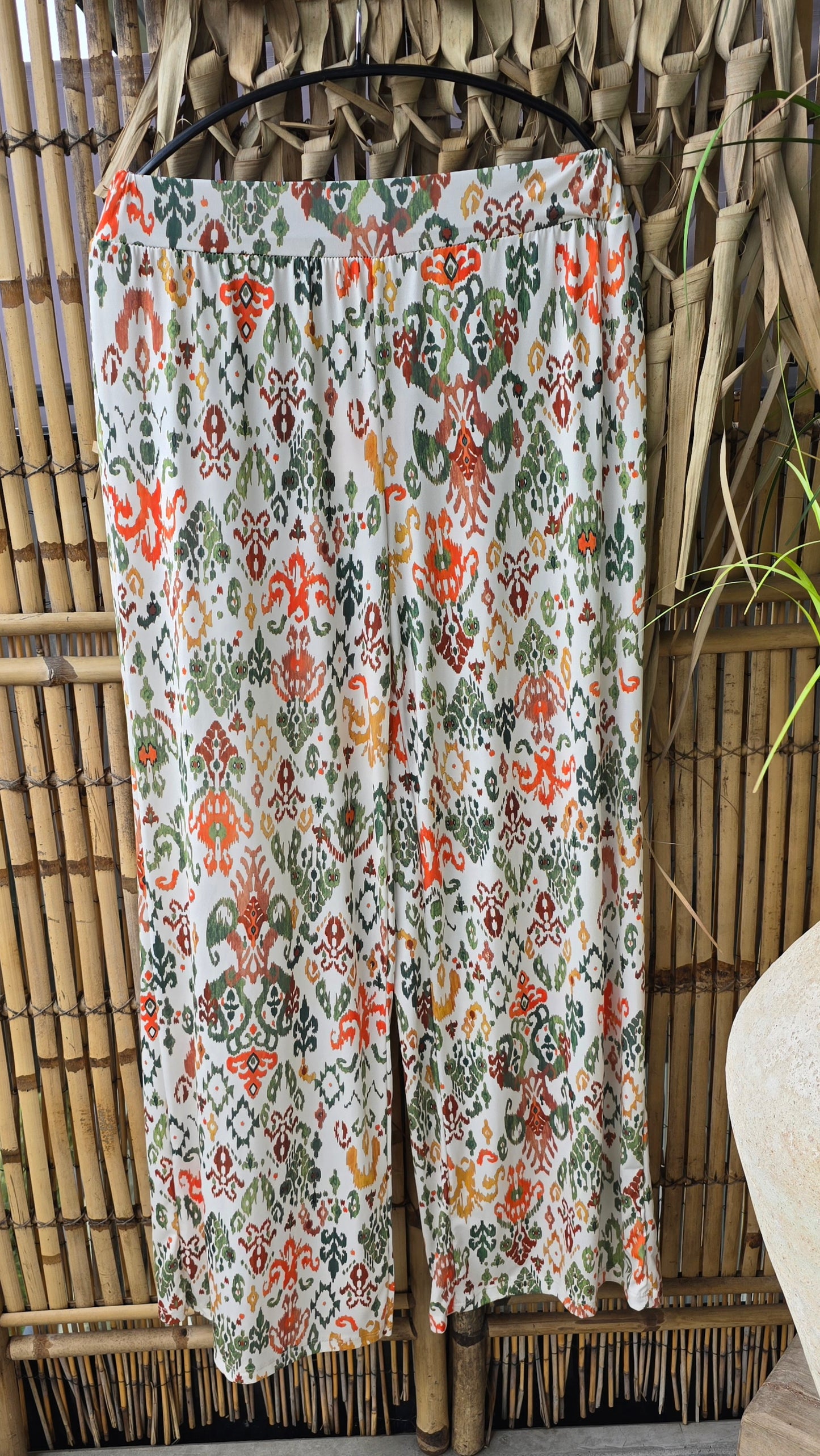 Hilde bukse kaki print