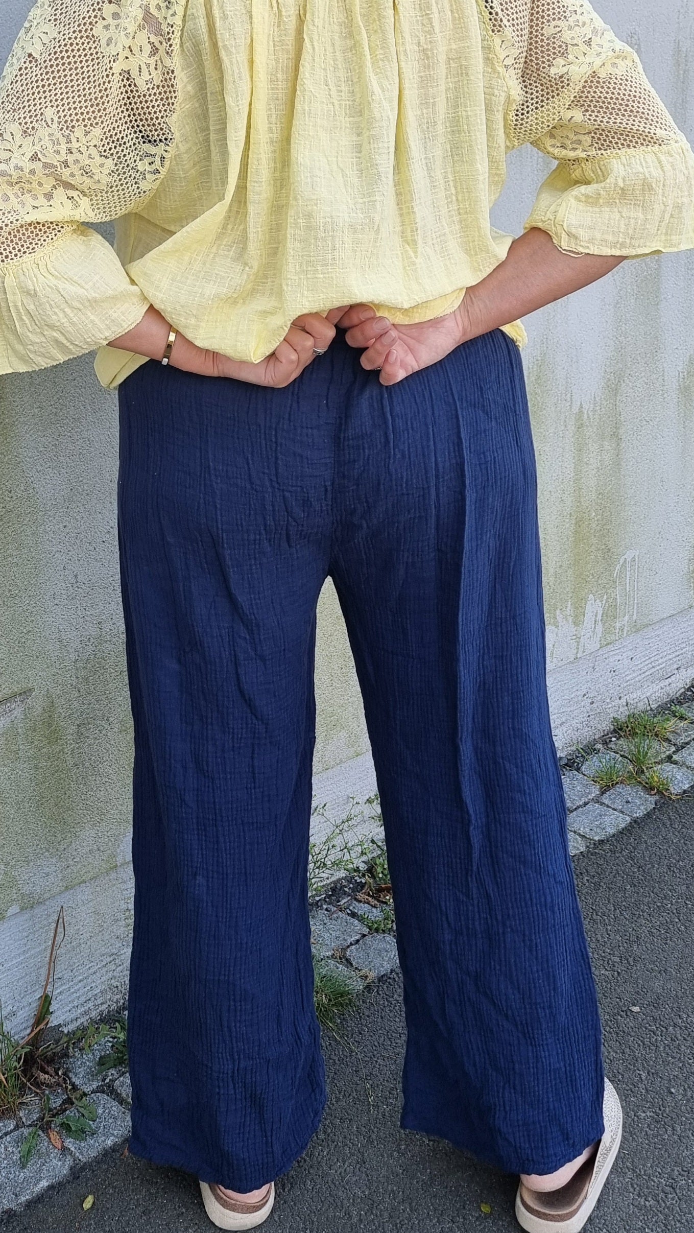 Silje bukse navy