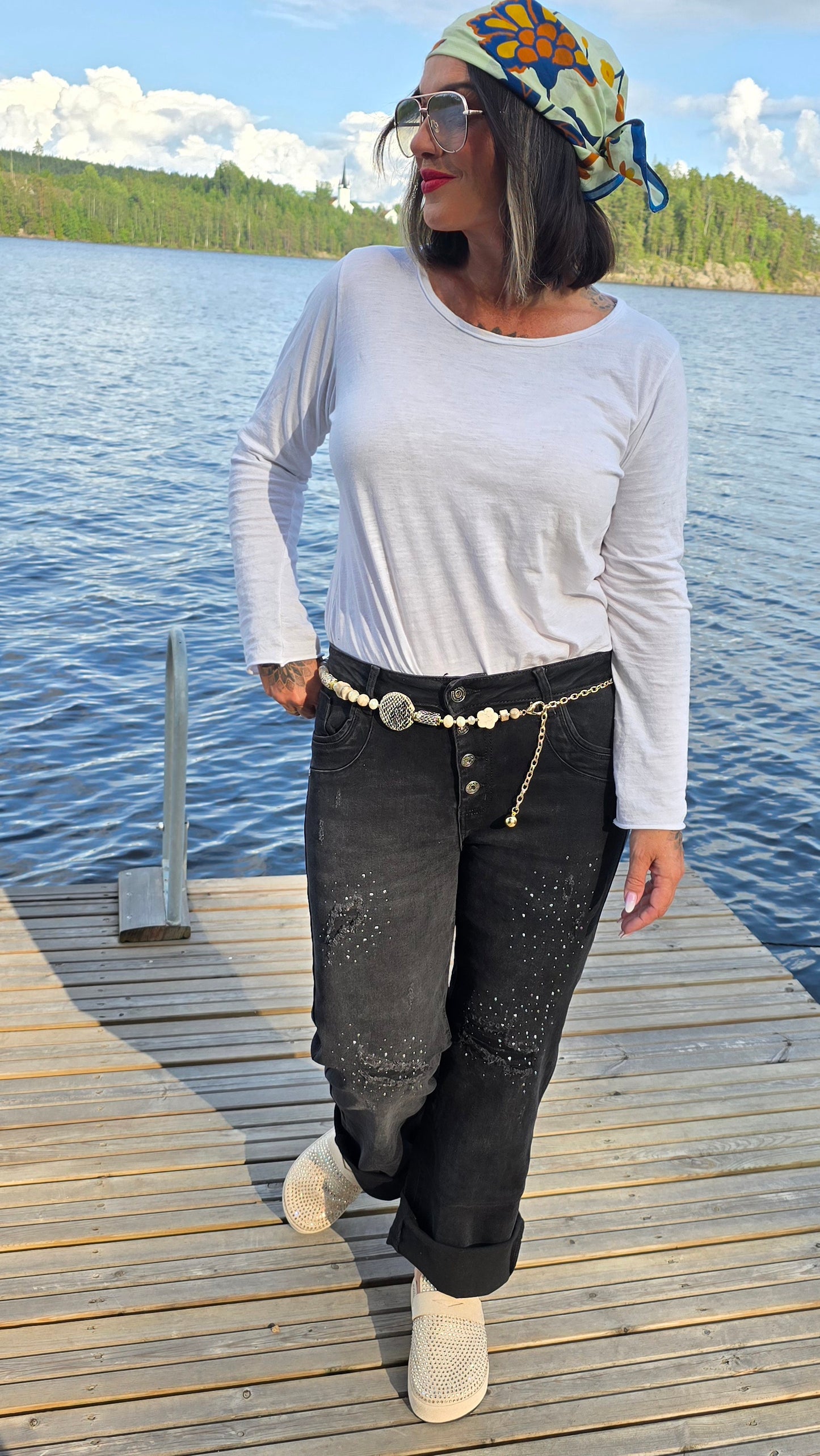 Karostar jeans svart