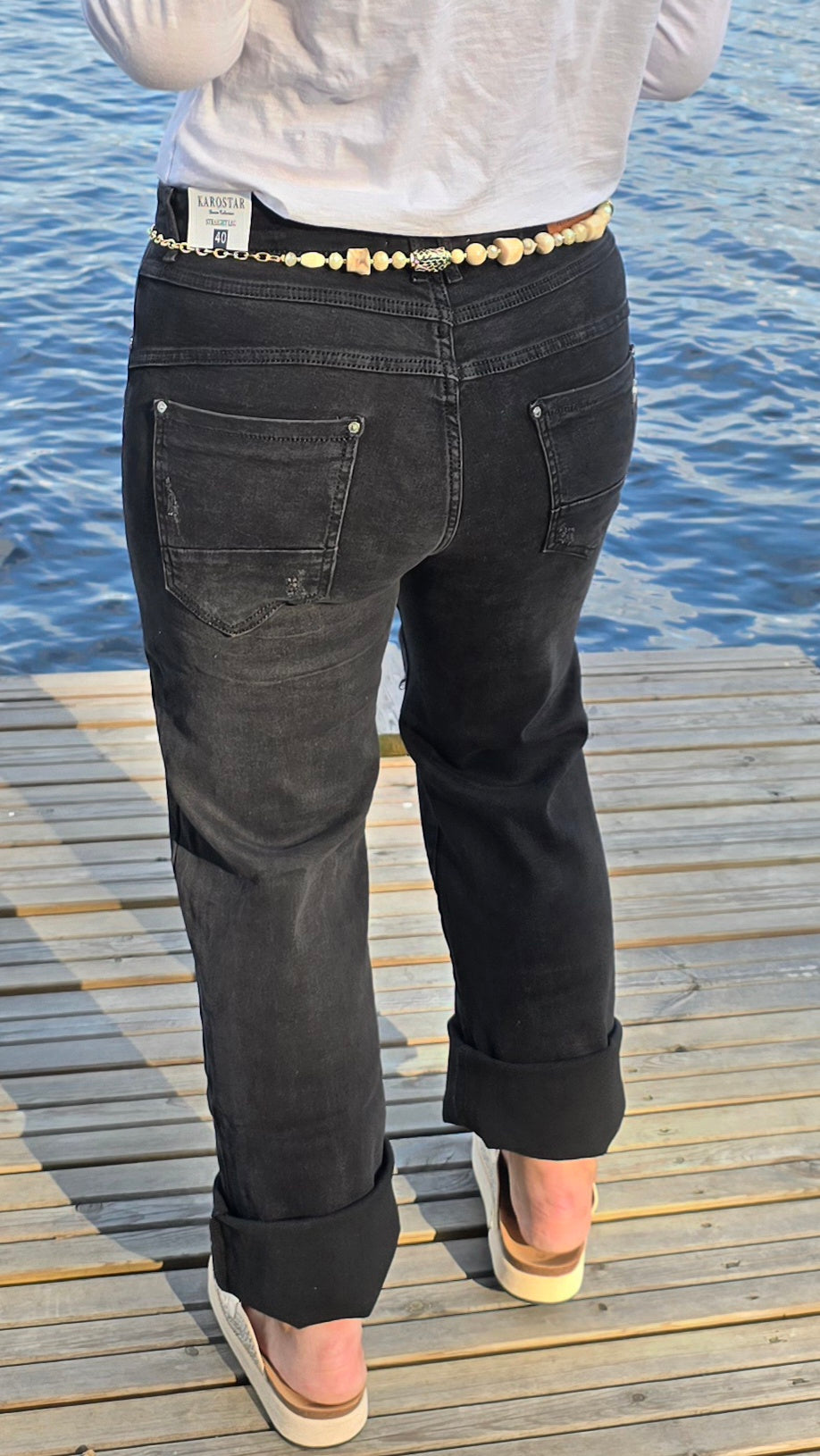 Karostar jeans svart