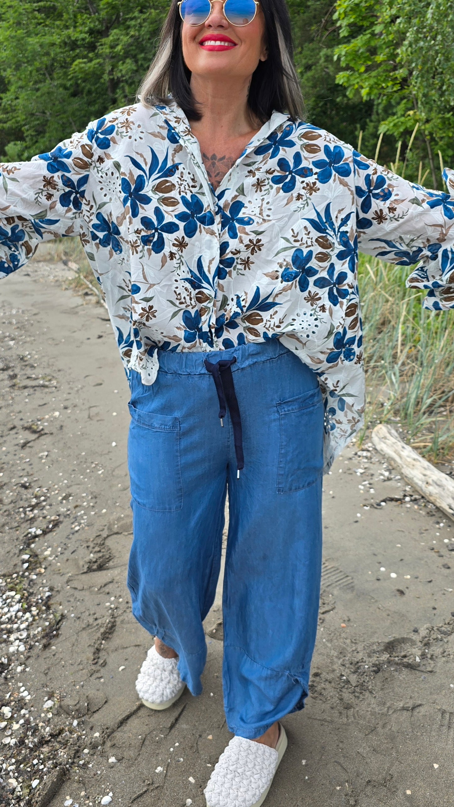 Jackie bukse denimblå
