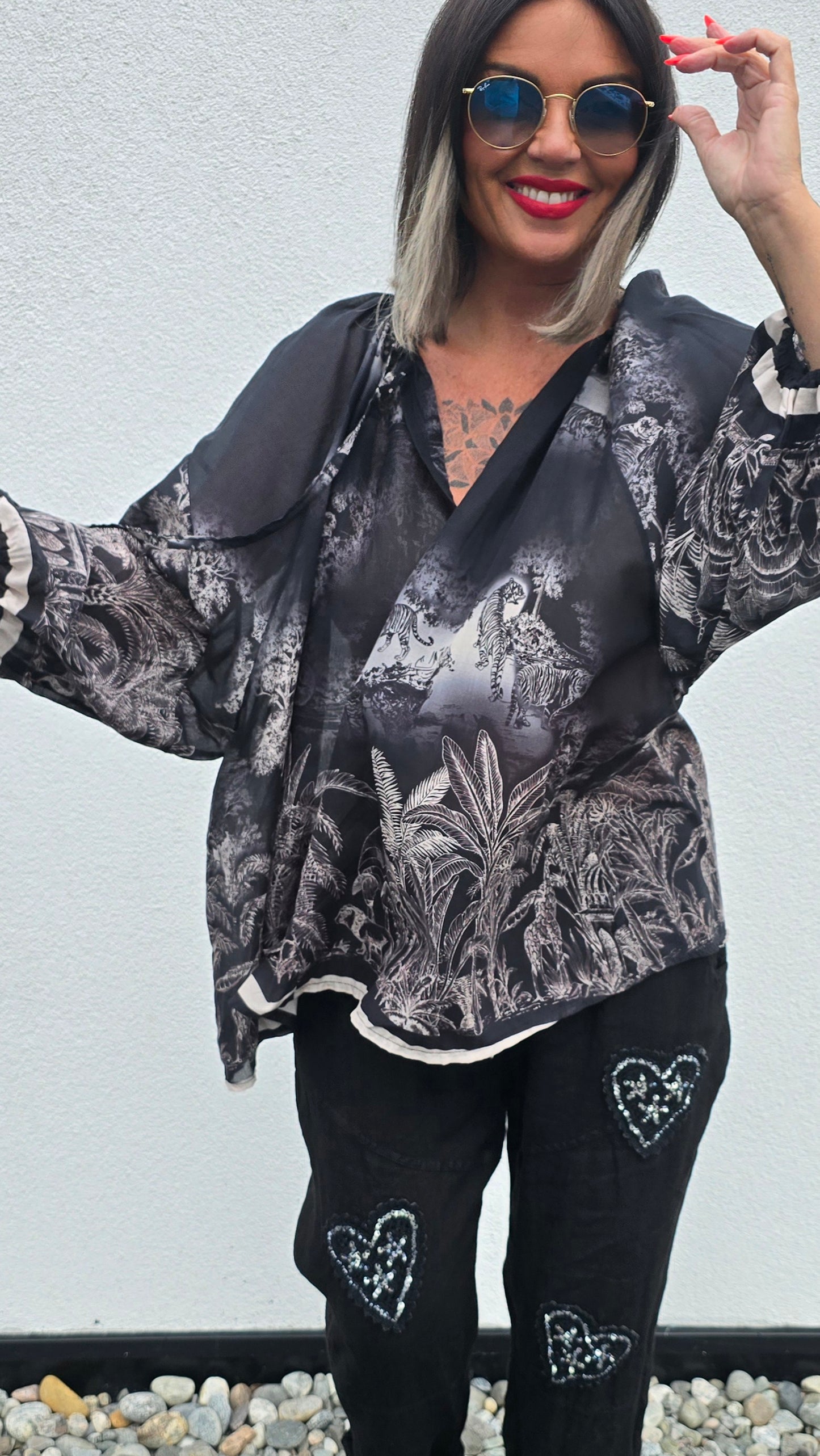 Stina bluse svart